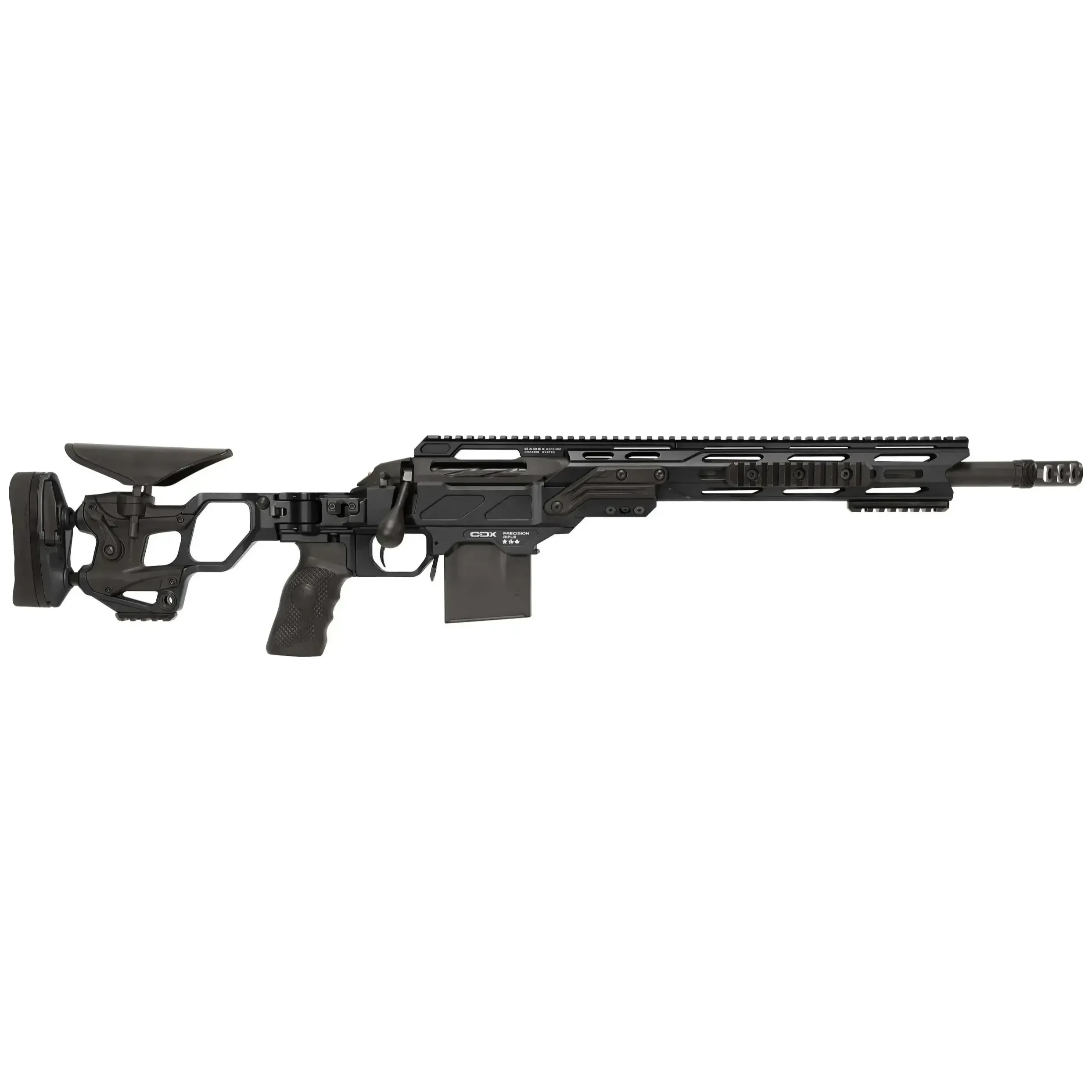 Cadex Defense CDX-SS SEVEN S.T.A.R.S. COVERT .223 Rem 16.5" 1:8" Bbl Black Rifle w/Hunting-Style MB CDXSS-COV-223-165-CS20-D2B1N-BLK
