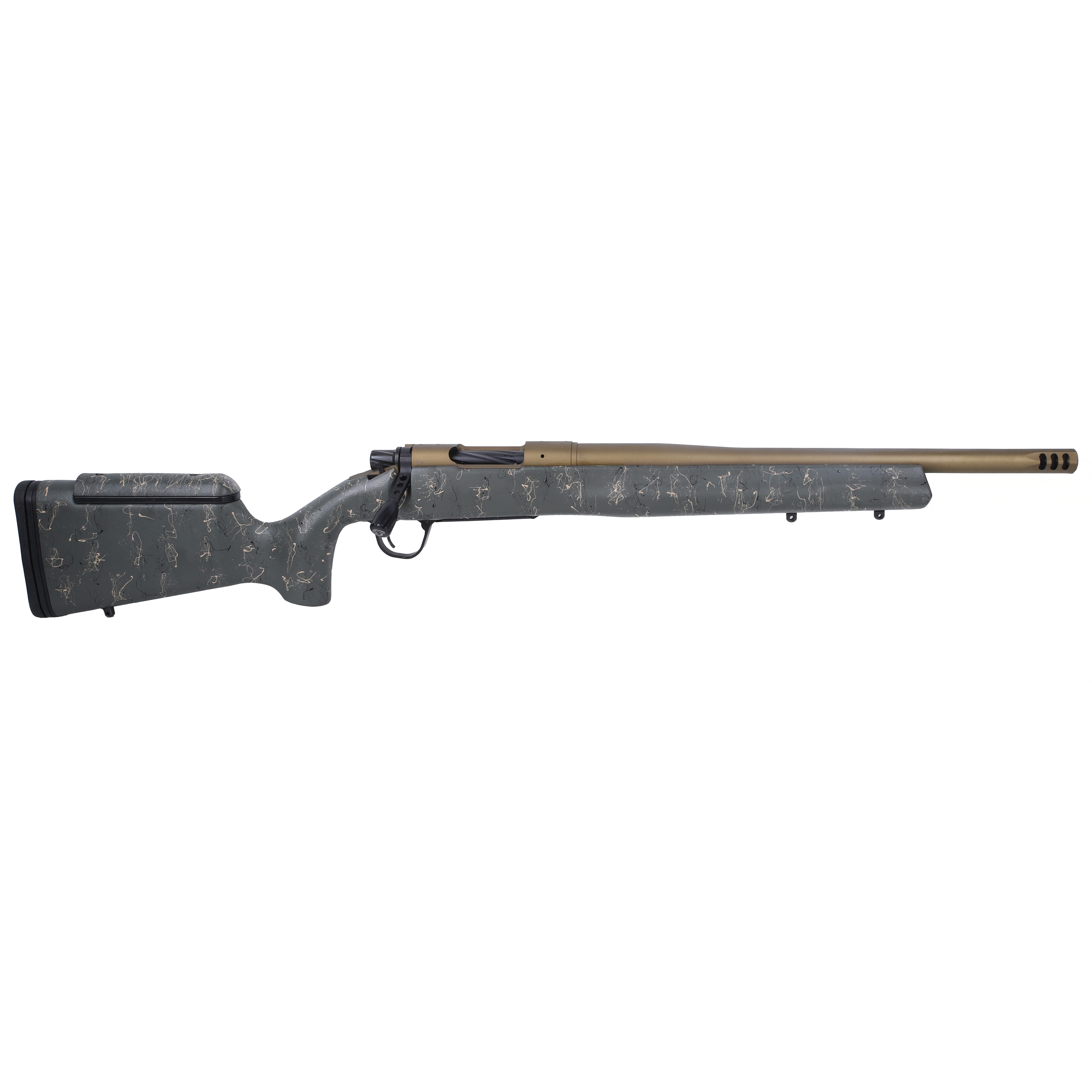 Christensen Arms Mesa 6.5 Creedmoor 16.25" 1:8 Bbl Burnt Bronze Cerakote Green/Black &amp; Tan Webbing Long Range Stock Bolt Action Rifle 801-02006-01