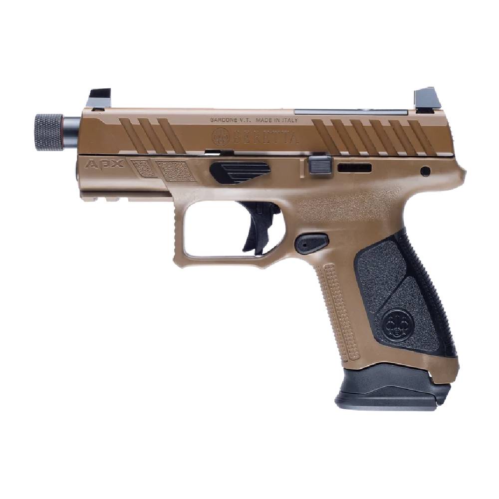 Beretta APX-A1 Compact Tactical, Threaded BBL FDE JAXA1C917TACFDE