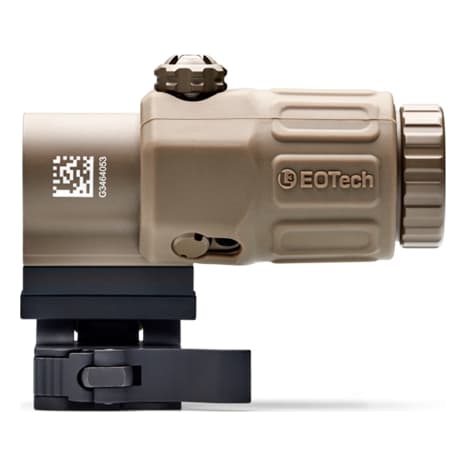 EOTech 3x magnifier with quick disconnect, switch-to-side (STS) mount  - TAN/FDE M33-COY
