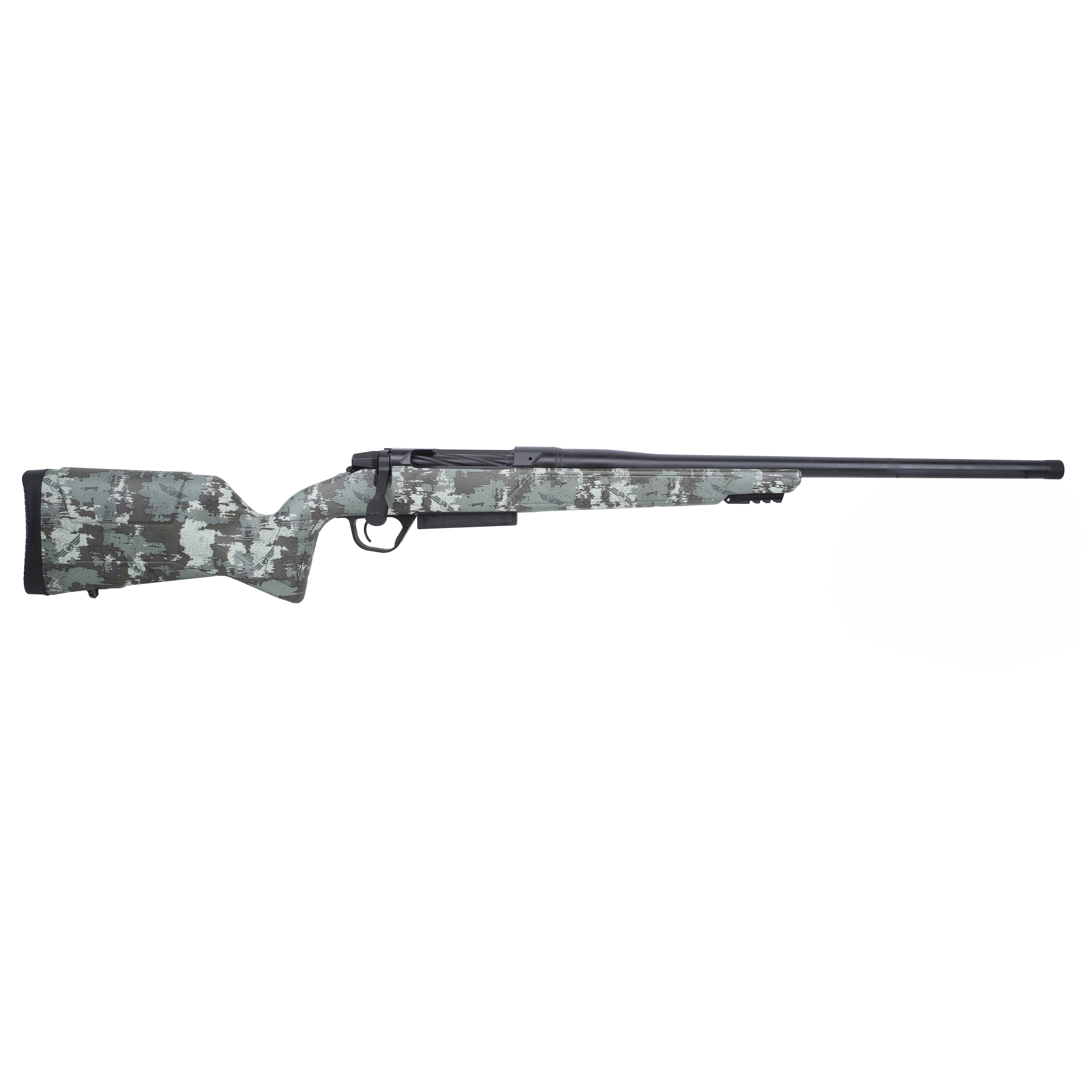 Christensen Arms Evoke Hunter 7mm Backcountry 20" 1:8 Black Cerakote Bbl Brush Camo Hybrid Hunter Stock Bolt Action Rifle 801-15037-03