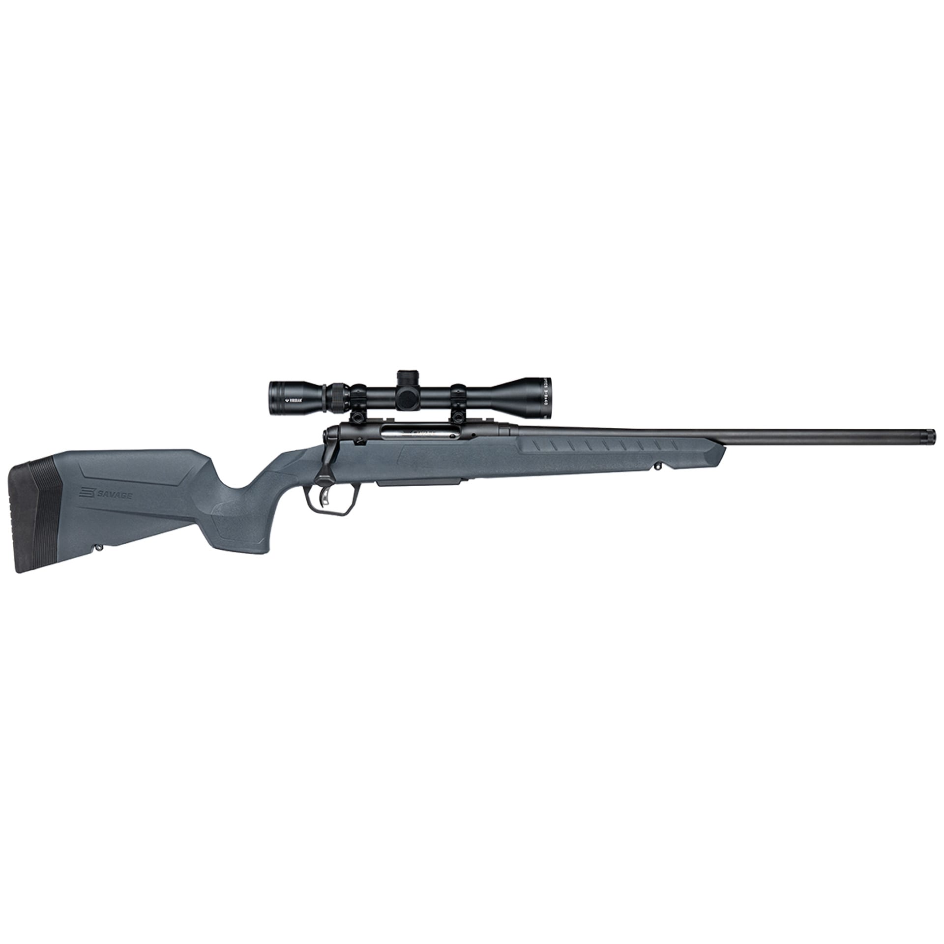 Savage Arms G4 Axis 2 XP Gray .400 LEG 1:16" 11/16x24 20" Heavy Sporter Bbl Carbon Steel/Synth Matte BLK Rifle w/3-9x40 BDC Scope 33179