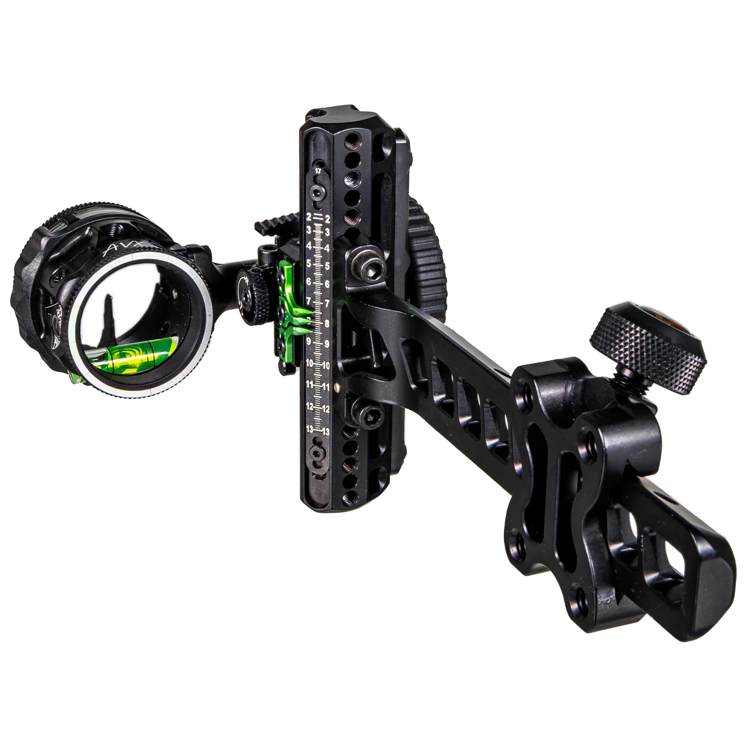 Driver Plus Slider Sight - Standard Pro Bar - w/ AVX-41 Scope - Single Pin - .019 Green Fiber - Stealth ADVP-S119-4GA