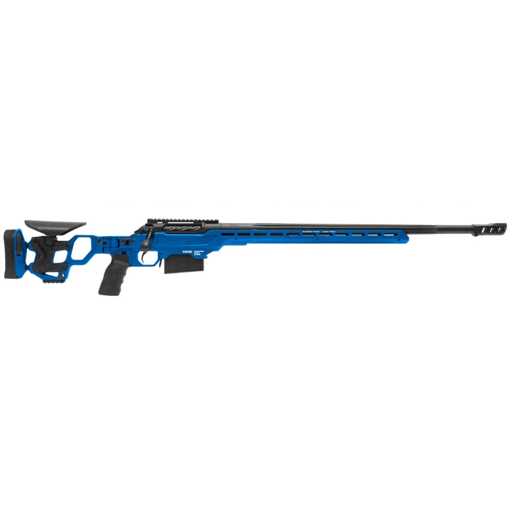 Cadex Defense CDX-R7 SPTR SA .308 Win 20" 1:10" Sporter Bbl Hybrid NRA Blue/Black Rifle w/Hunting-Style MB CDXR7-SPTR-308-20-DI00-D4E1N-HNR