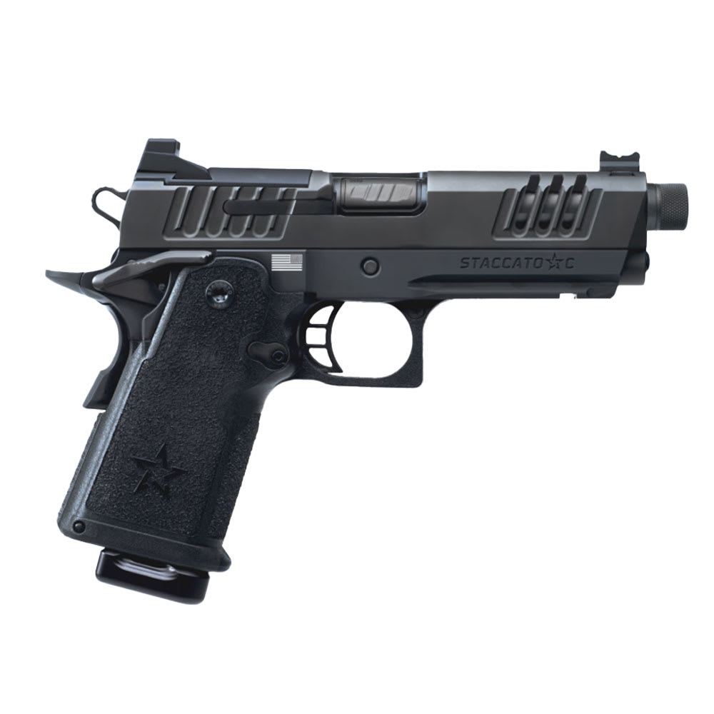 Staccato C  Carry + Duty V3 C Optic Ready DLC Threaded Barrel (Curv Trig) w/ X-Series Serrs DLC/DLC TB Frm/Fnsh 15-1501-000302-01