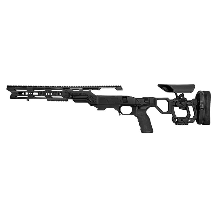 Cadex Defense Field Competition M-LOK Black Tikka-T3 SA for Tikka CTR Mag LH Skeleton Fixed Chassis STKFCP-CTR-LH-SA-B-NA-A-BLK