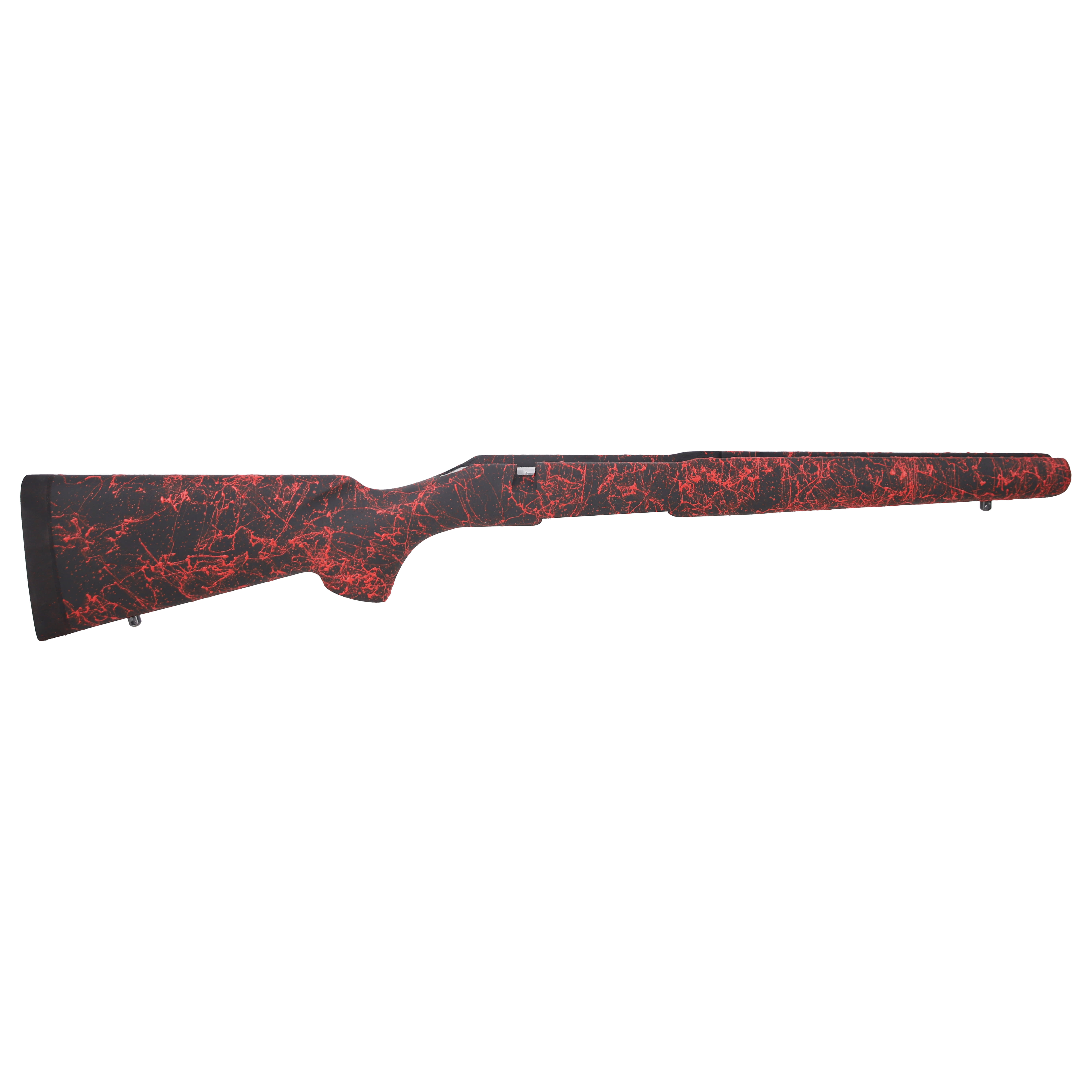 Sauer H-S Precision Replacement Stock for Sauer 100 BLK/RED w/Aluminum Bedding Block 80237327