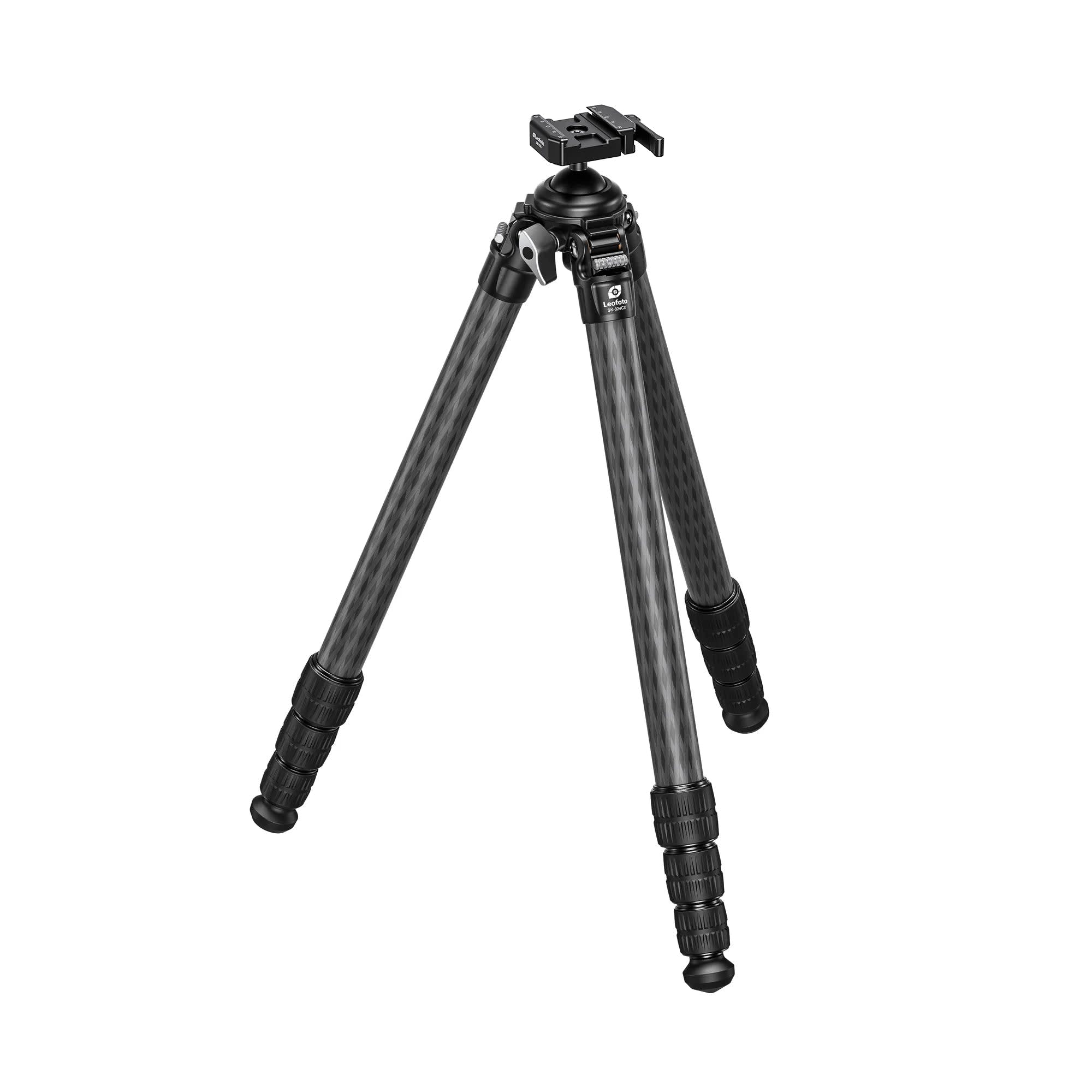 Leofoto SK-X SK-324CLX Long Tripod w/Integrated Knob-Control Ball Head SK-324CLX-ARCA
