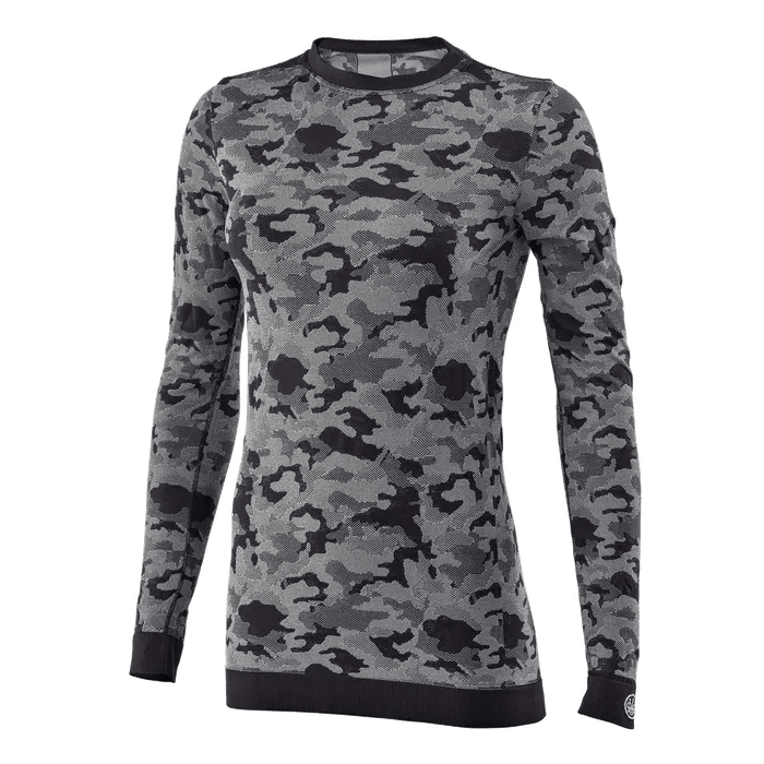 Beretta Women's LeSaut Long Sleeve Performance Shirt Gray Camo Size III TS722T226709S1III