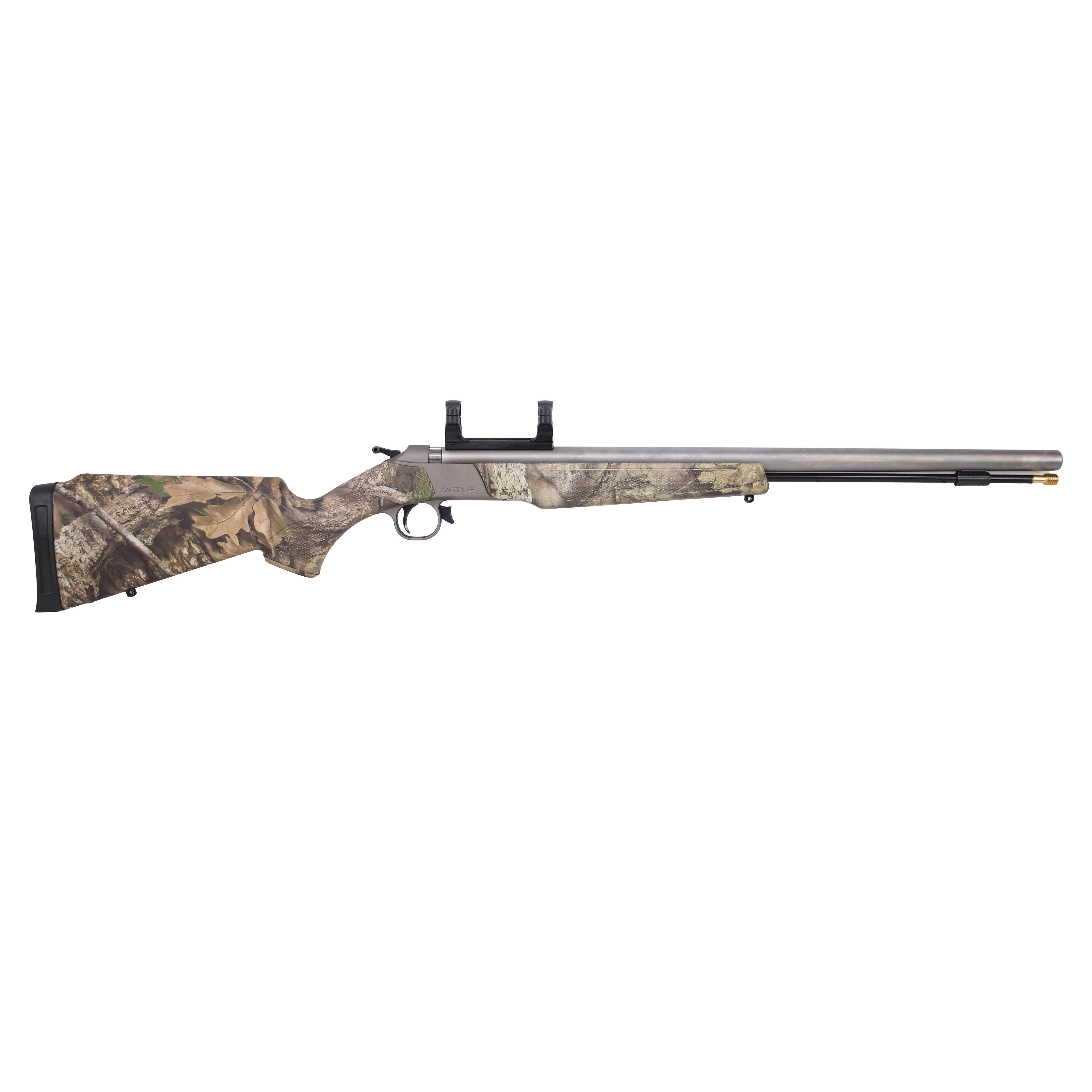 CVA Wolf .50 Cal 24" 1:28" Bbl Stainless Steel/RealTree APX ISM Muzzleloader PR2120SM