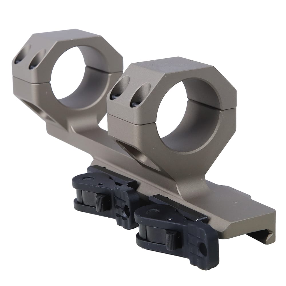 ADM AD-DELTA 30mm FDE Scope Mount w/2" Offset & Dual QD TAC Lever AD-DELTA-C-30-FDE-TAC