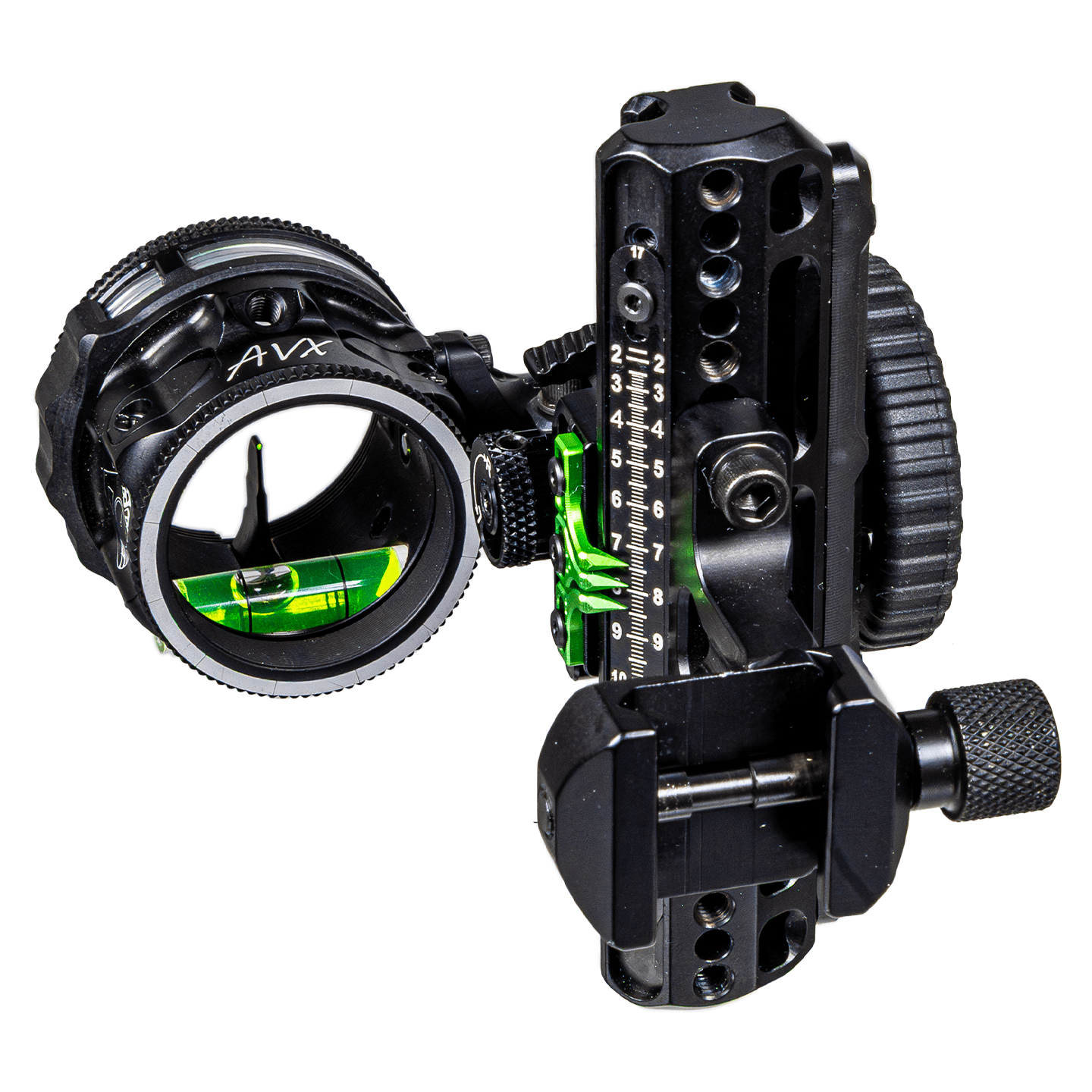 Driver Plus Slider Sight - Picatinny - w/ AVX-31 Scope - Single Pin- .019 Green Fiber - Stealth ADVP-P119-3GA