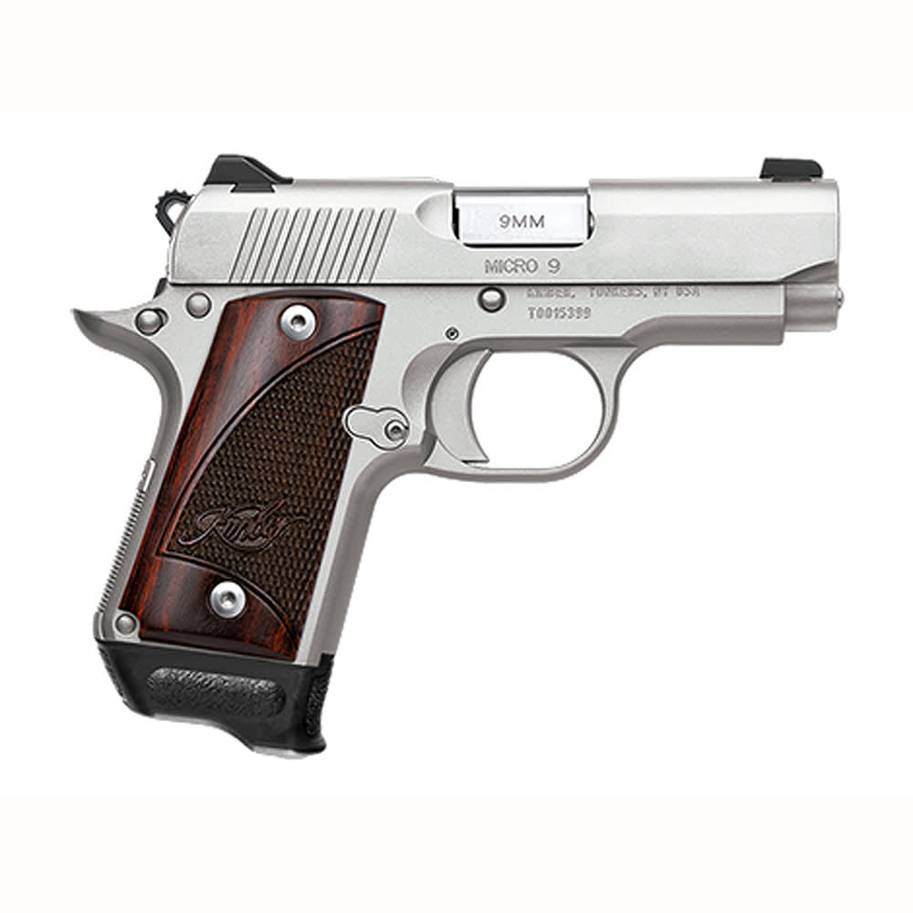 Kimber 9mm Stainless Rosewood RTC-K Bundle (MA Compliant) Micro 9 Pistol 3300255