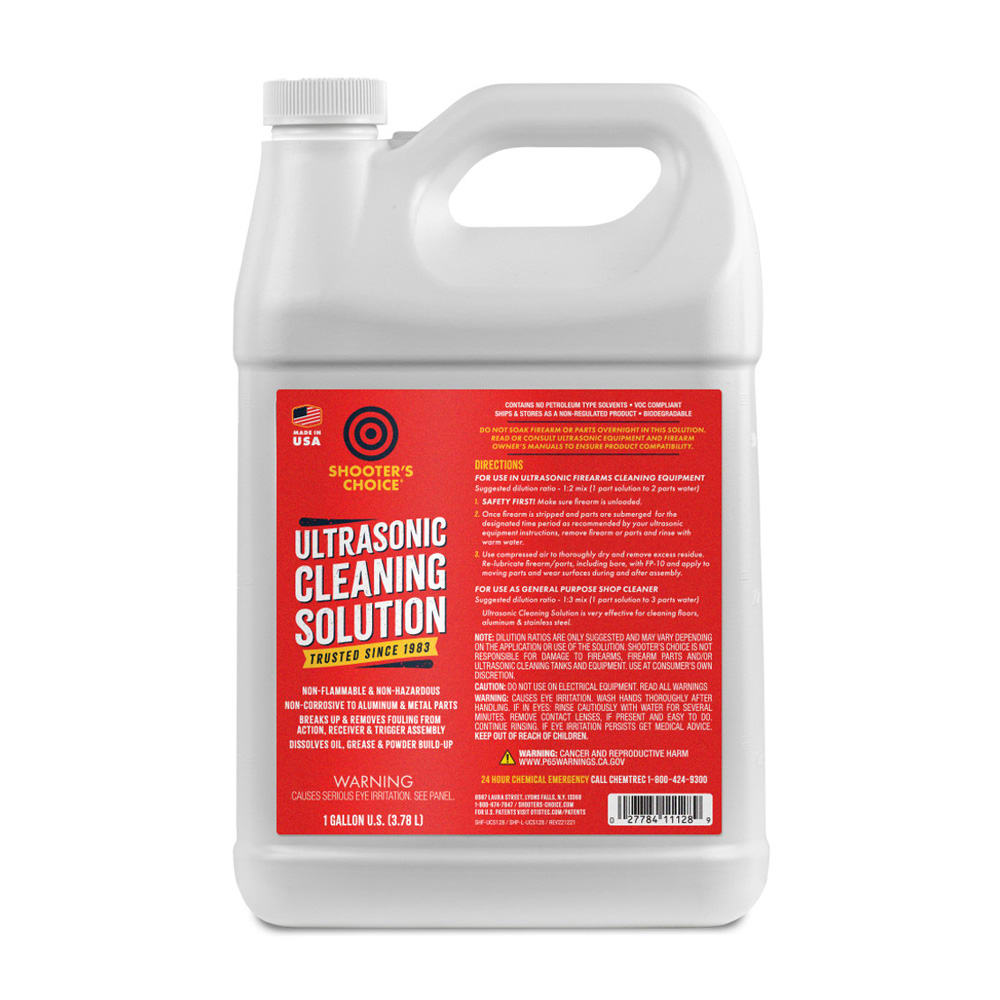 Shooter's Choice Ultrasonic Cleaning Solution, 1 Gallon SHF-UCS128