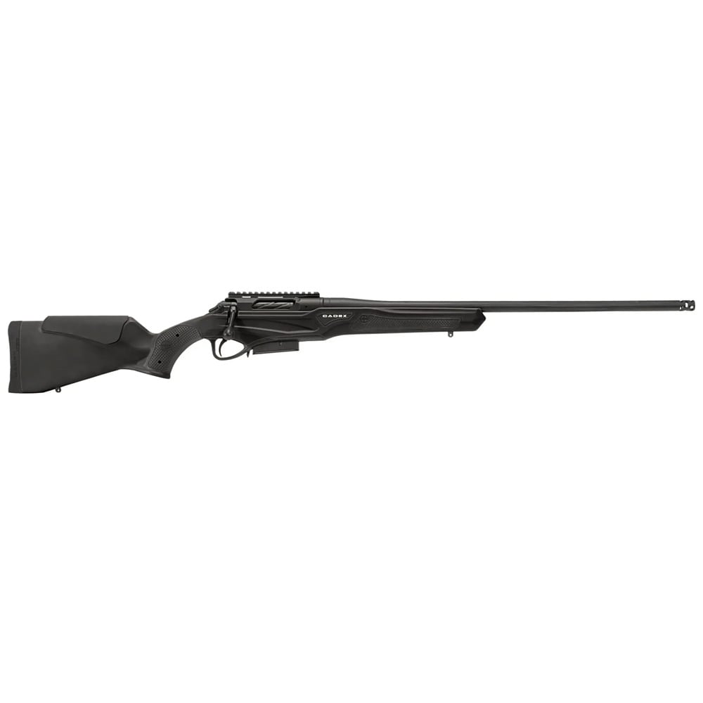 Cadex Defense CDX-R7 SPTR SA .308 Win 20" 1:10" Sporter Bbl Black Rifle w/Hunting-Style MB CDXR7-SPTR-308-20-DI00-D4E1N-BLK