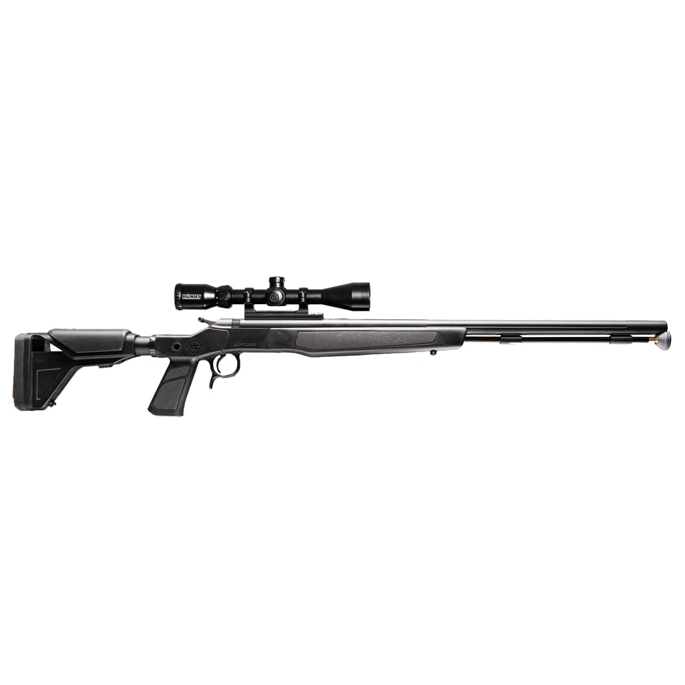 CVA Optima XP .50 Cal 300 Aerolite 26" 1:28" Bbl Nitride Black Muzzleloader w/KonusPro 3-9x40 BDC Reticle Riflescope PR2043NSCP