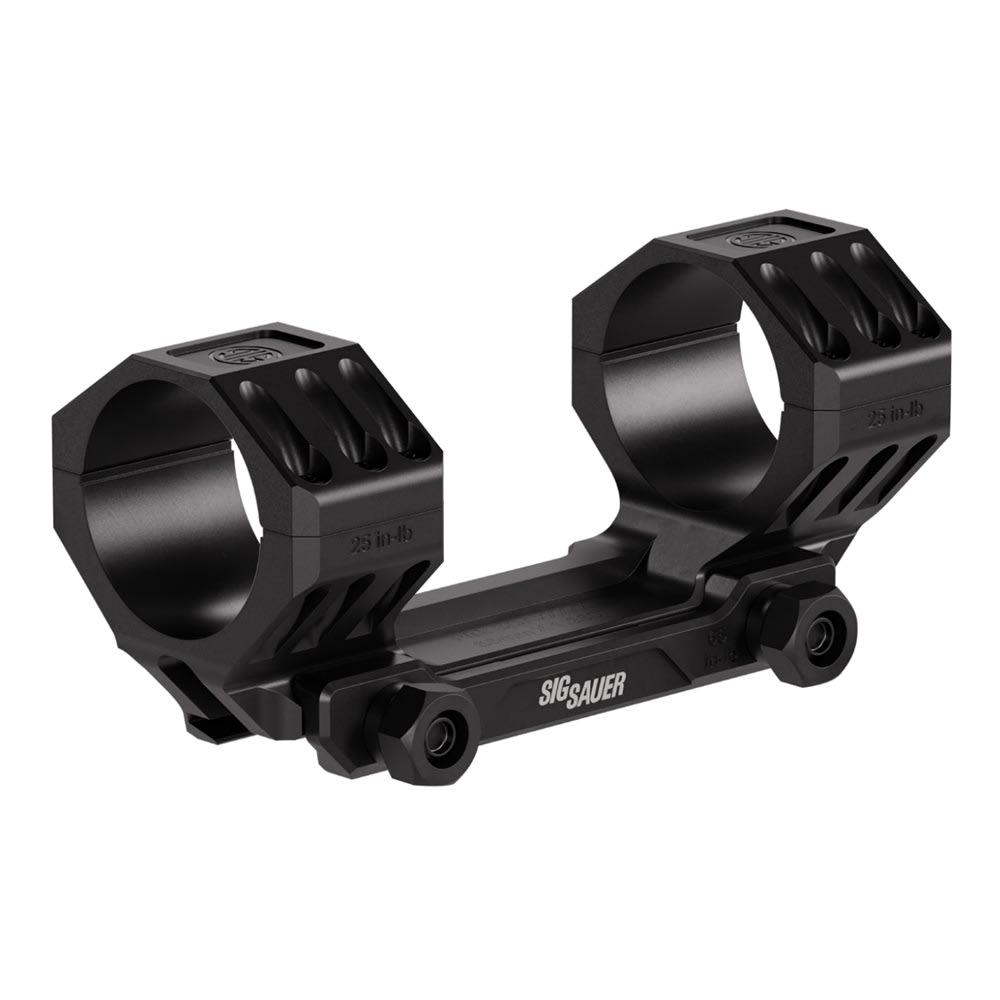 Sig Sauer Alpha5 34mm 1.535" 0 Cant Hardened Aluminum Matte Black Scope Mount SOA54005