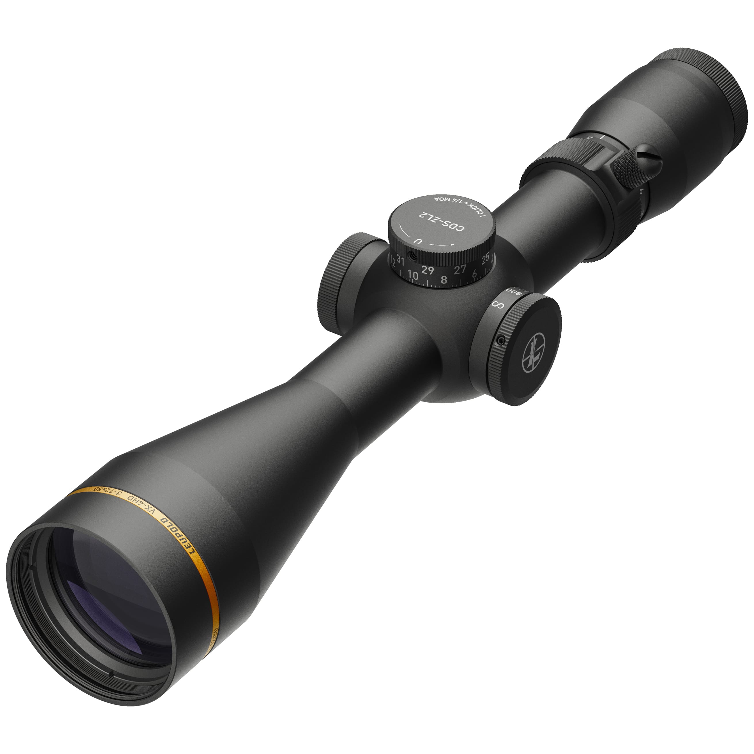 Leupold VX-4HD 3-12x50 (30mm) CDS-ZL2 Side Focus Duplex Riflescope 185454
