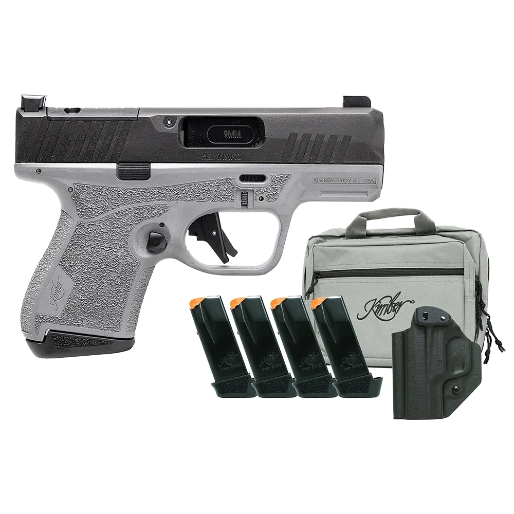 Kimber R7 Mako 9mm Gray Pistol with 3 13rd Mags Bundle 3800022