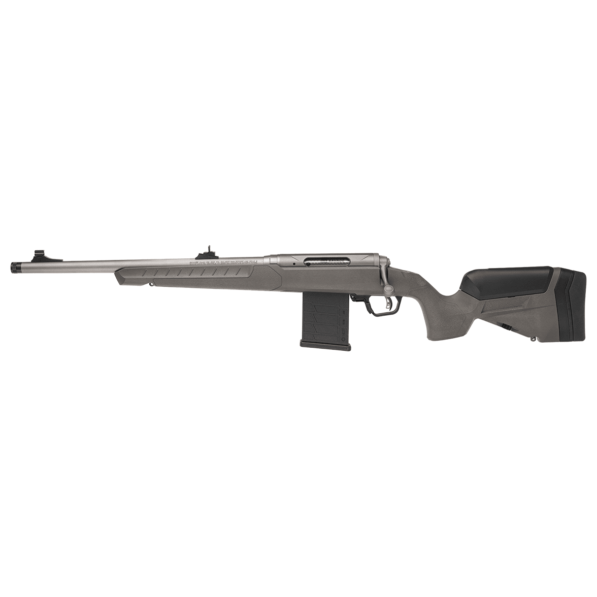 Savage Arms Model 110 Ridge Hunter LH .375 Ruger 18"Bbl 1:12 THR SS Med. Contour Adj. Trigger Jeweled Bolt AICS Mag Bolt Action Rifle 32518