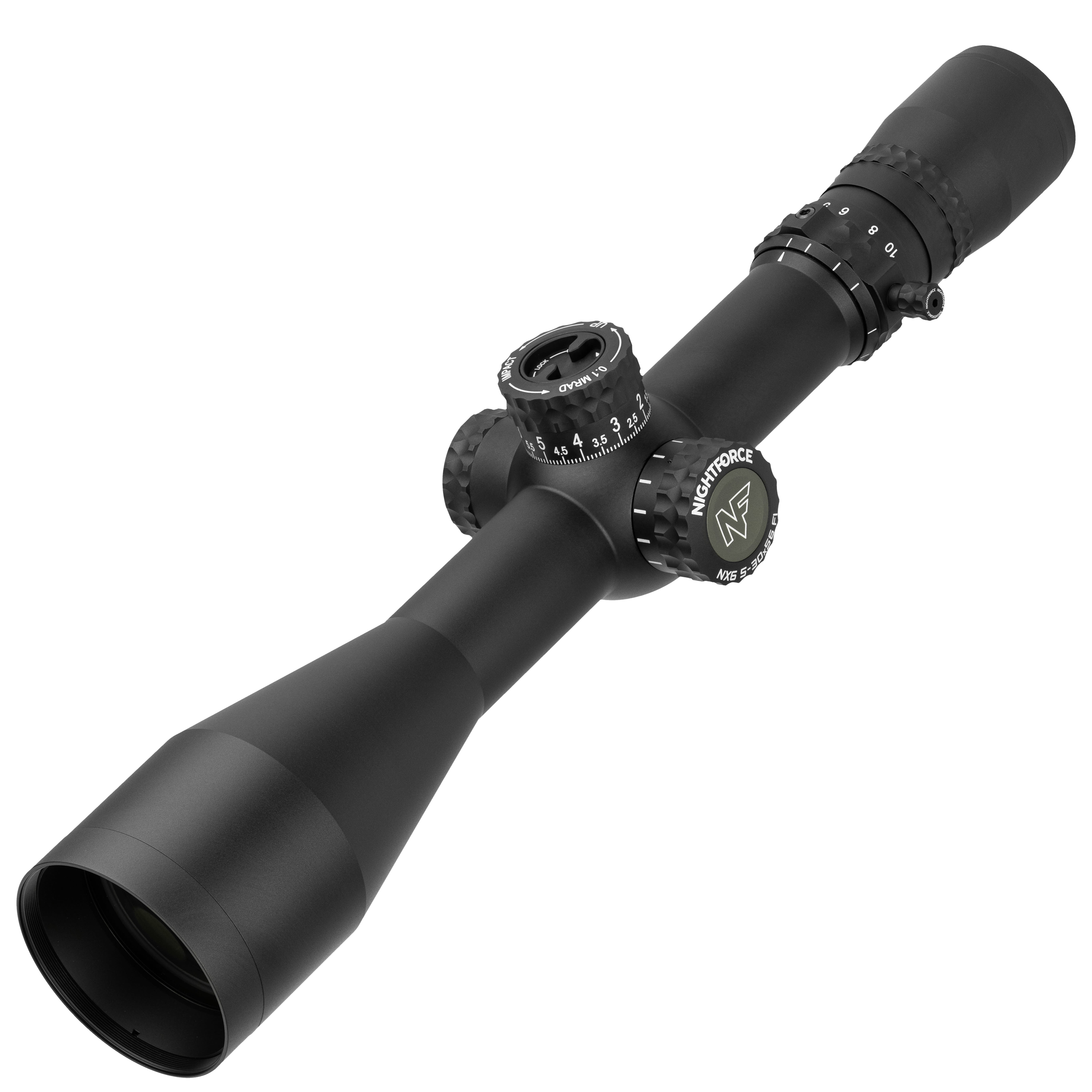 Nightforce NX6 5-30x56mm F1 FieldSet .1 MRAD DigIllum Mil-XT First Focal Plane Reticle Riflescope C743