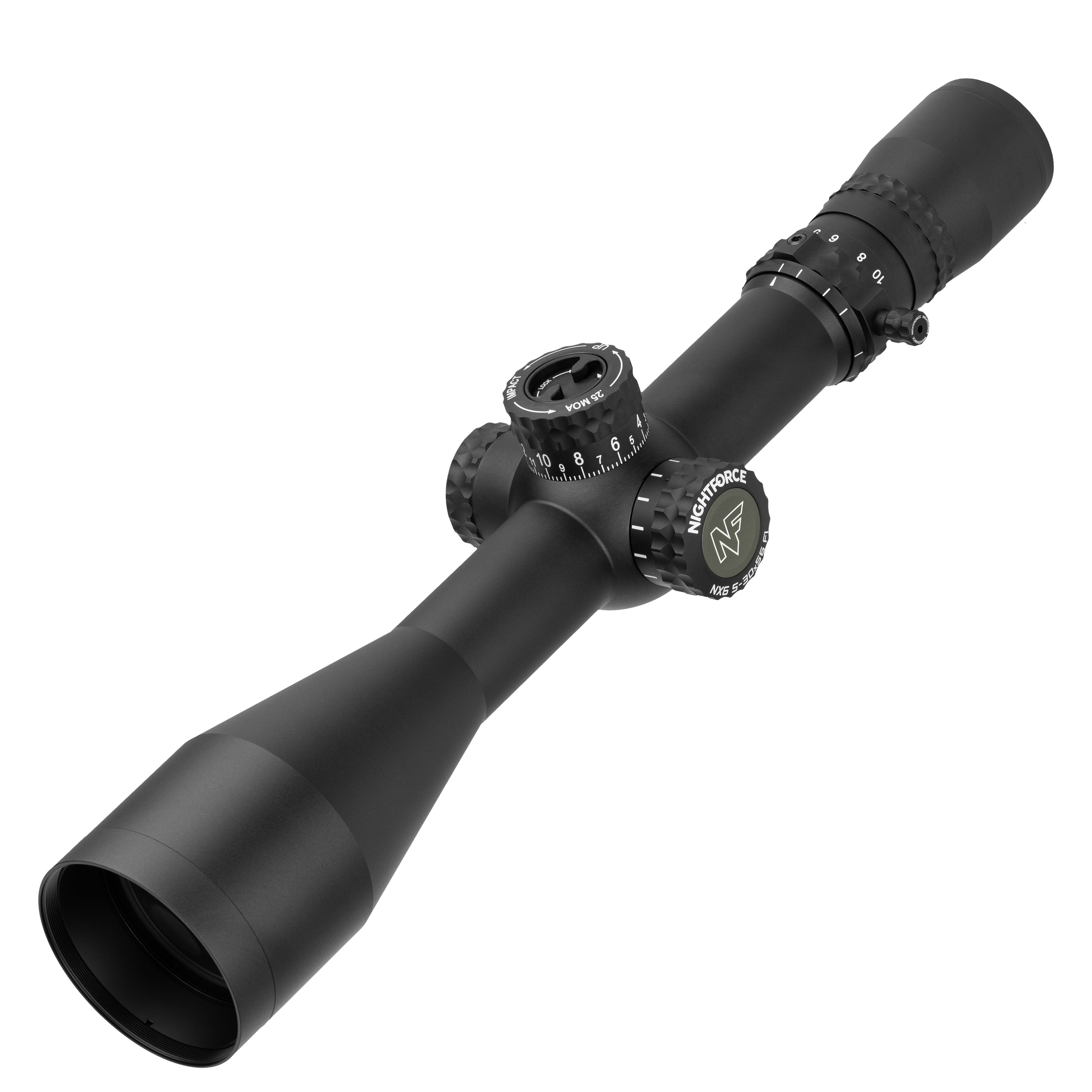 Nightforce NX6 5-30x56mm F1 FieldSet .250 MOA DigIllum MOA-XT First Focal Plane Reticle Riflescope C744