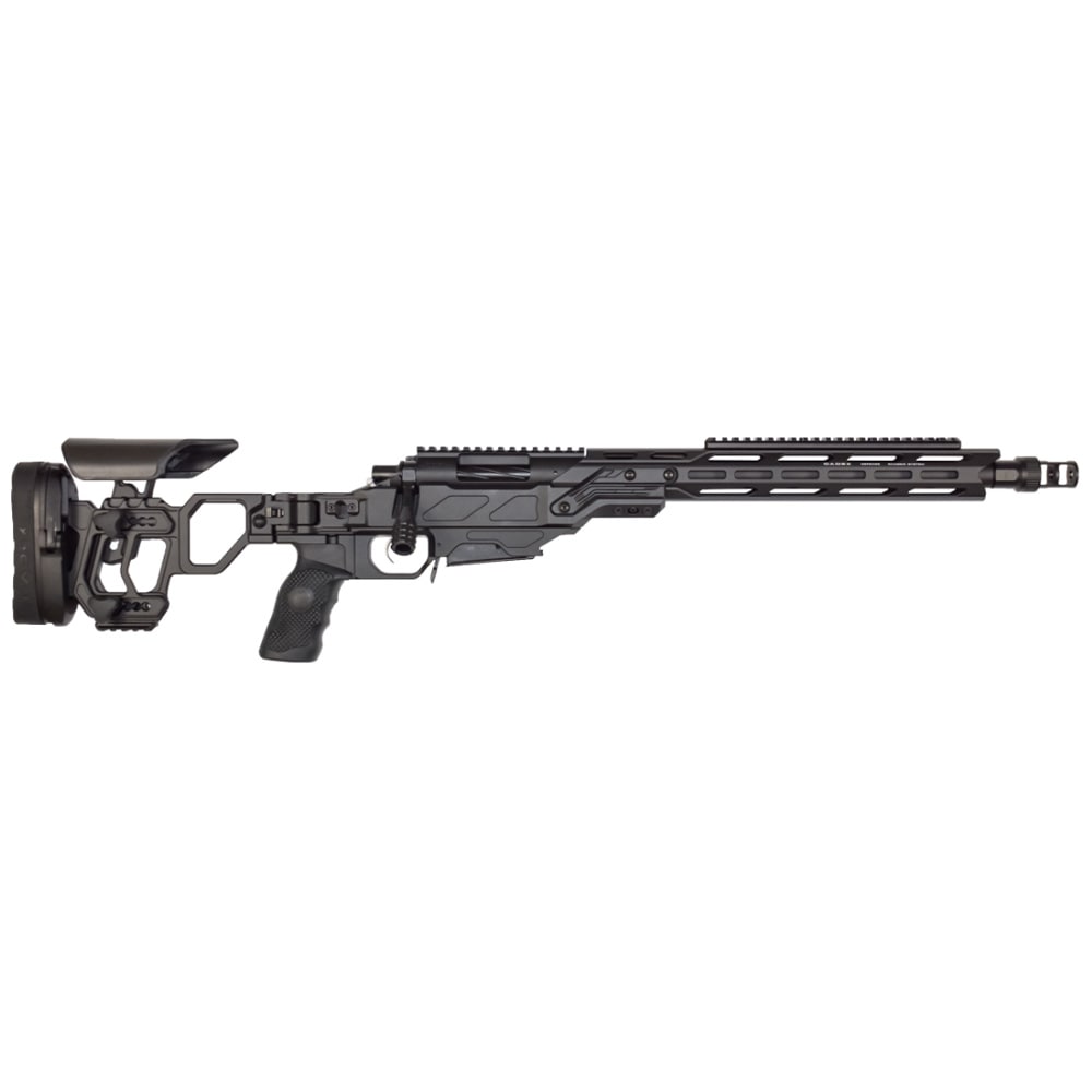 Surgeon 591 .308 WIN 16" SS Bbl SA PSR Brake Adj Trigger MDT/NV Compatible Action 20 MOA 1913 MIL-STD Rail BLK Concealable Sniper Rifle NGSSCSR-BLK