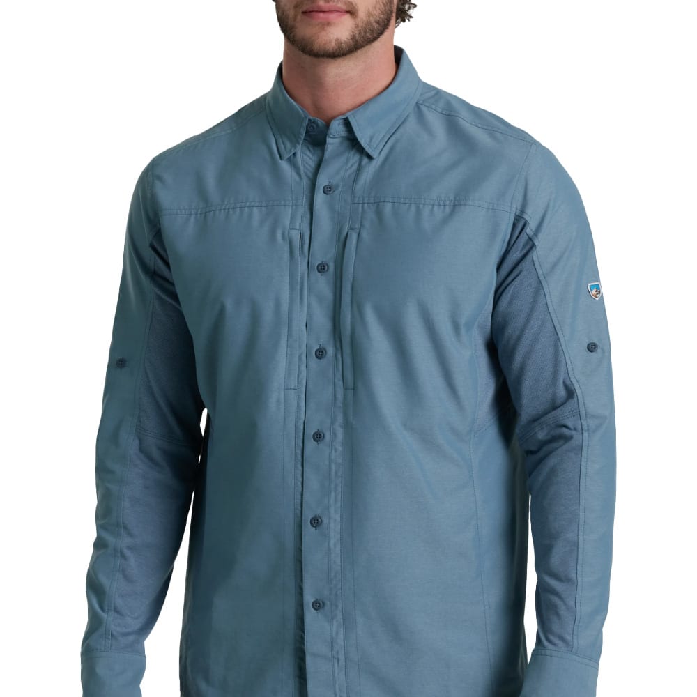 Kuhl Airspeed Long Sleeve Dusk Blue Men's 7464-DKBL-M