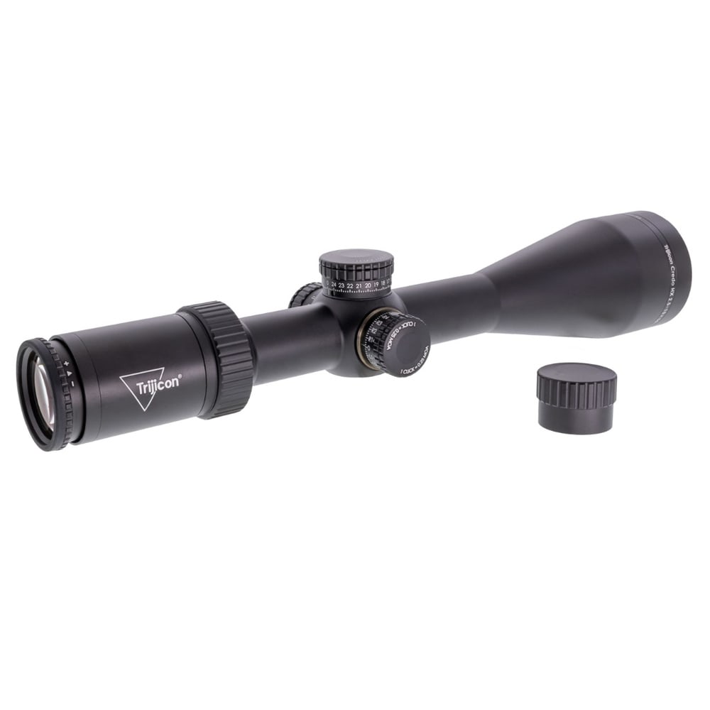 Trijicon Credo HX 2.5-10x56mm SFP Red/Grn PowerDot BDC Hunter Holds 30mm Tube Riflescope w/Exposed Elevation Tool &amp; Return to Zero CRHX1056-C-2900051