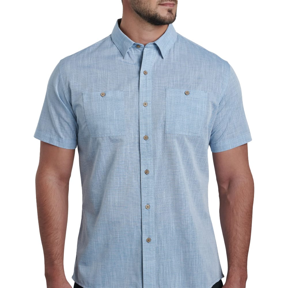 Kuhl Karib Short Sleeve Horizon Blue Men's 7460-HRBL-M