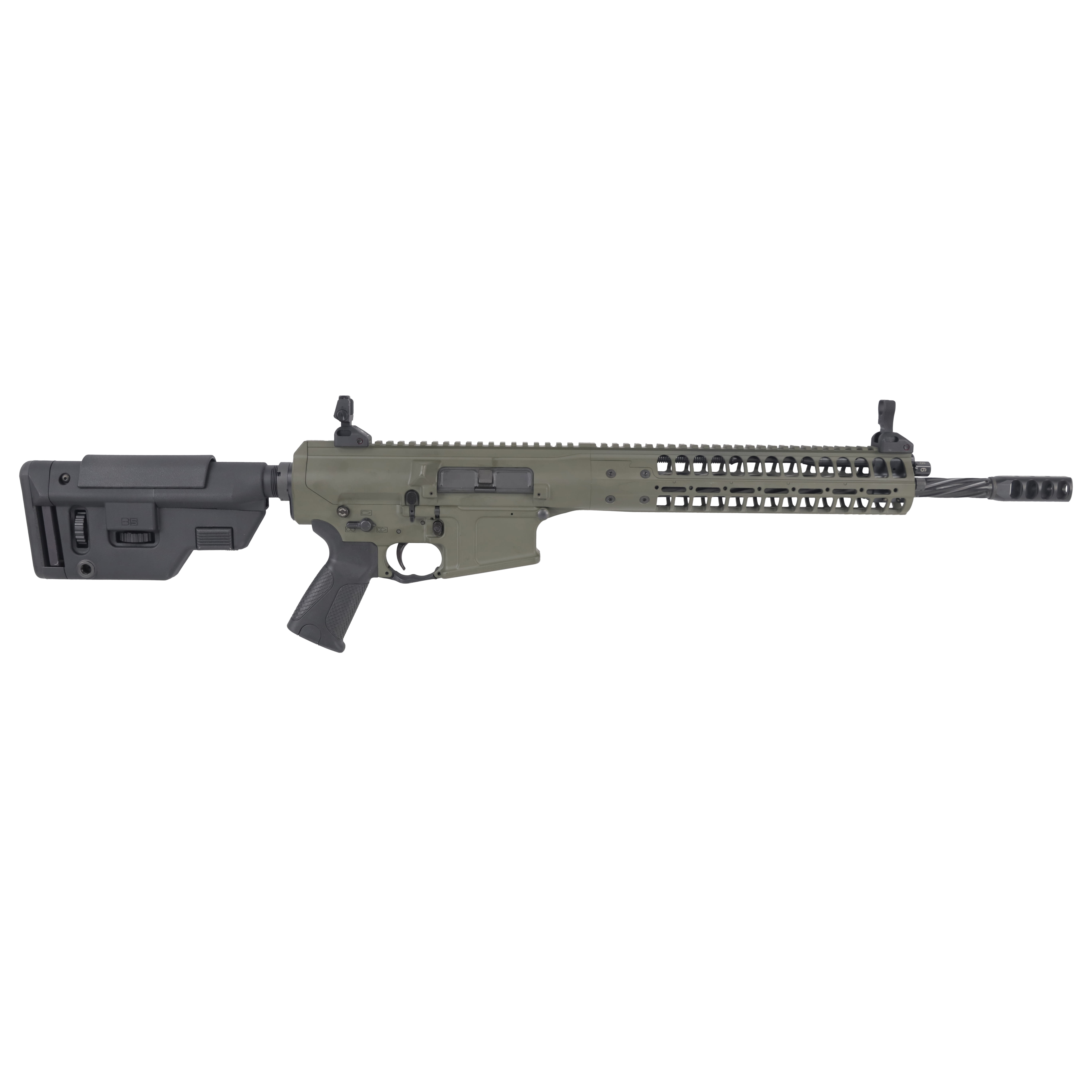 LWRC REPR MKII 7.62 NATO 16.1" 1:10 OD Green Rifle REPRMKIIR7ODGF16SCCAC-img-0