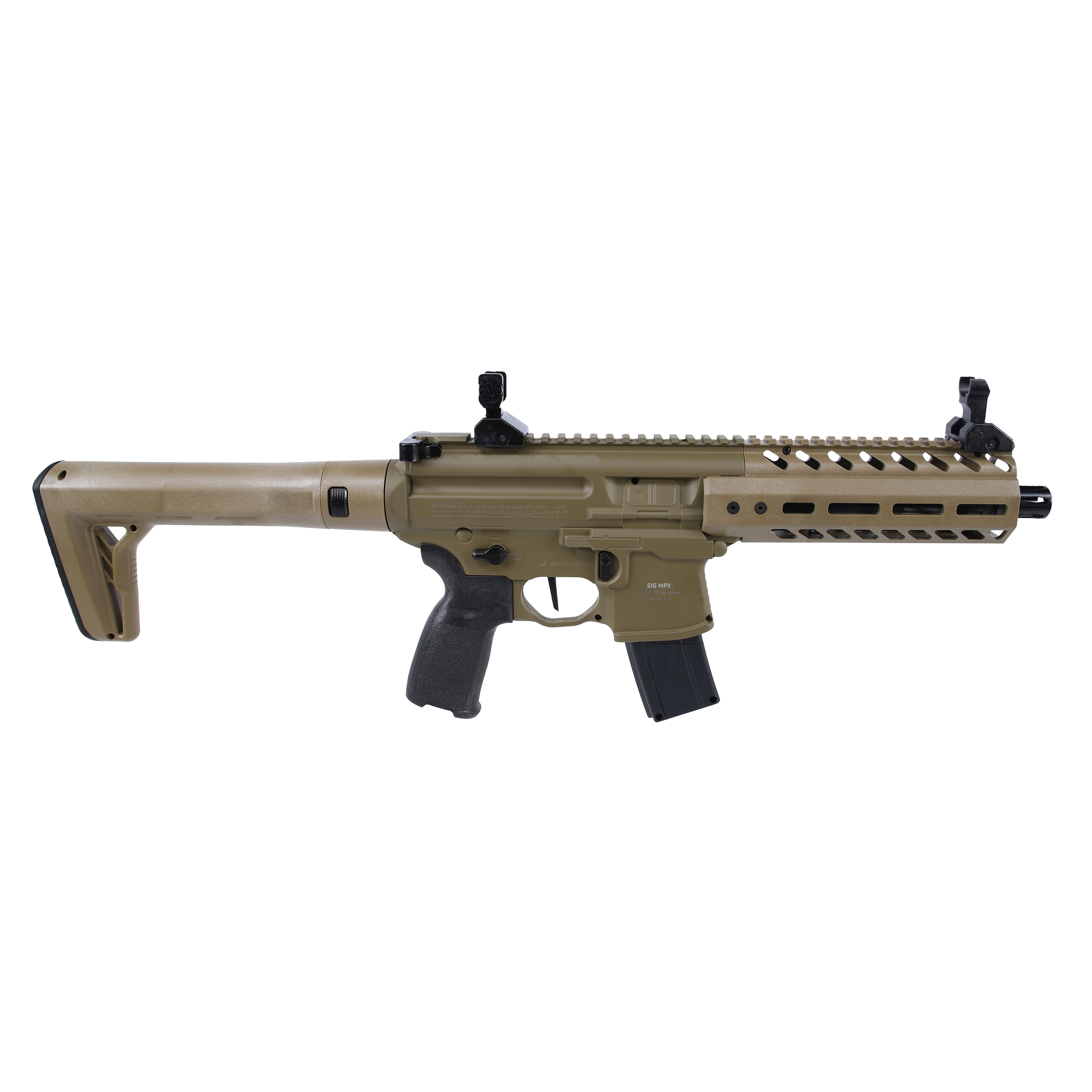Sig Sauer MPX Air Gen 2.177 CAL 90gr CO2 30rd MLOK FDE AIR-MPX-177-G2-FDE