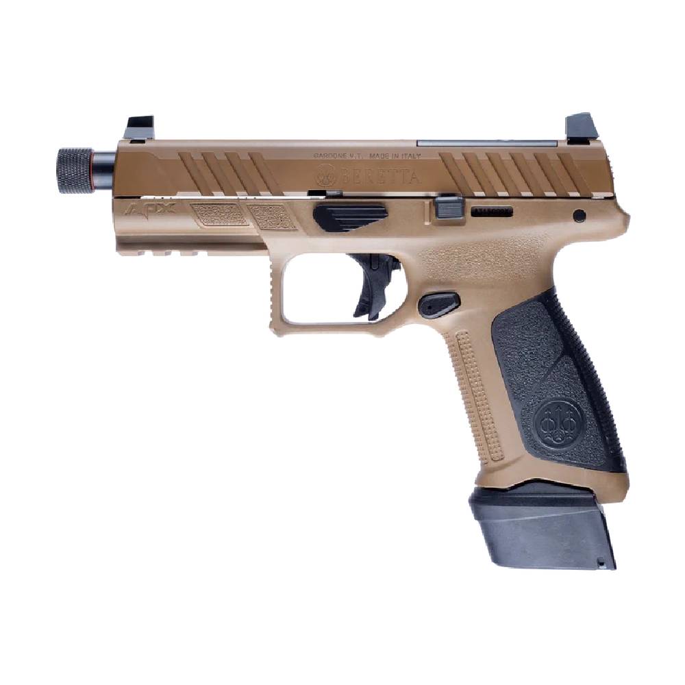 Beretta APX-A1 Full Size Tactical, Threaded BBL FDE JAXA1F921TACFDE