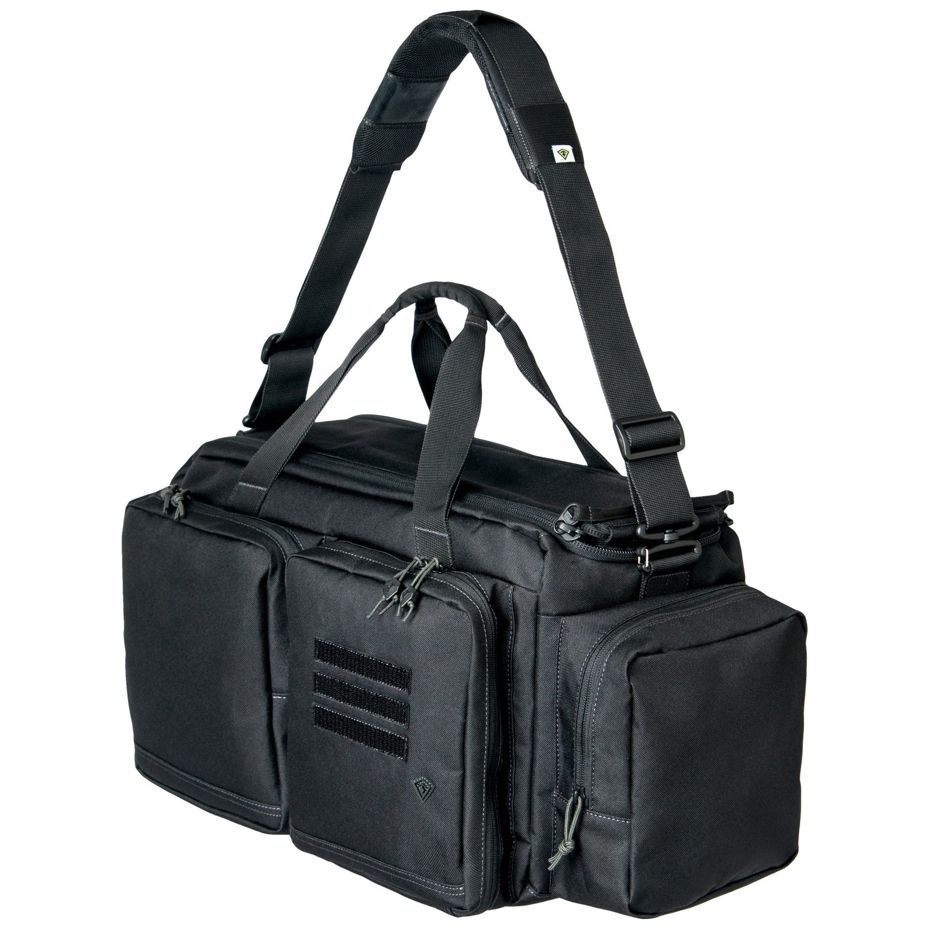 First Tactical Recoil Range Bag 40L  Black w/ Pull-Out Carrier & YKK Zippers 180000-019-1SZ