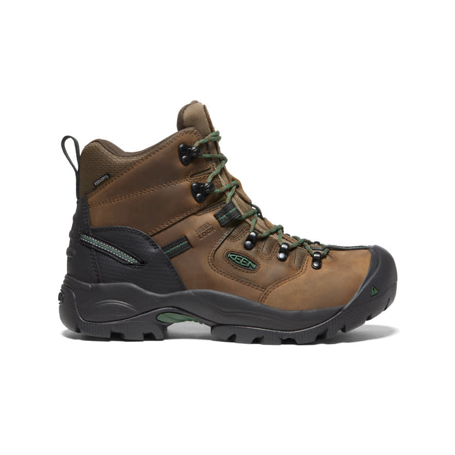 Keen Indus-Trail Pittsburgh Energy 6" WP Men's Cascade Brown/Greener Pastures 9 EE 1026892-9EE