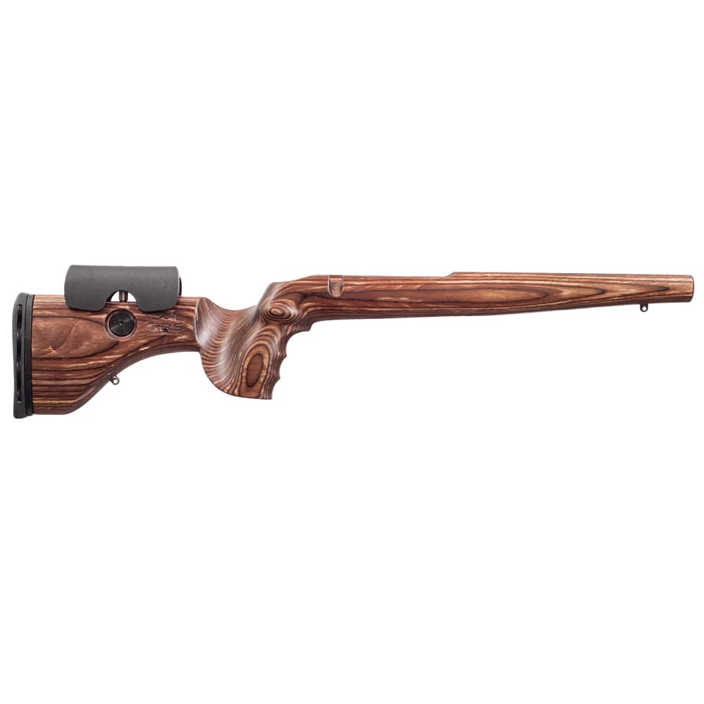 GRS Riflestocks Hunter Light Mauser M25 715mm-Length Adjustable Cheekpiece 47mm-Wide Forend w/ Limbsaver Brown 106012
