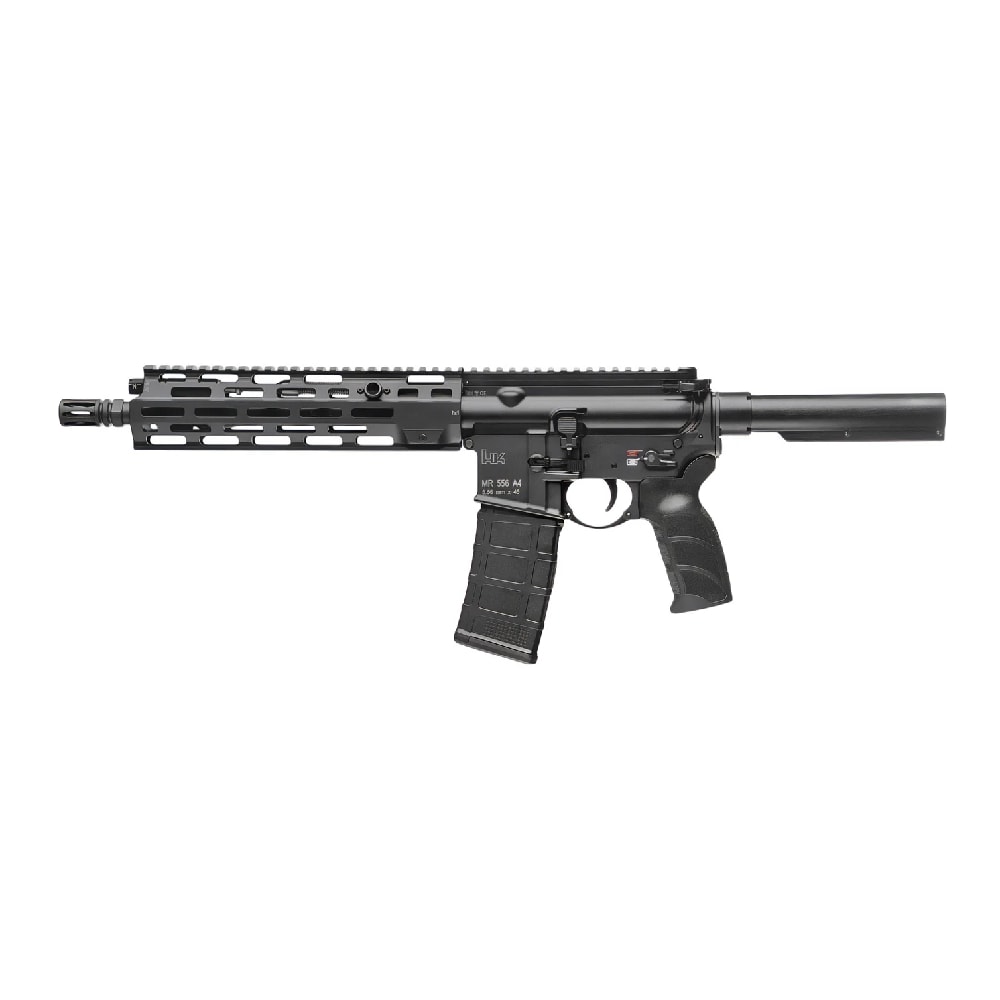 HK MR556 A4 5.56mm Semi-Auto 11" 1x2"x28 Bbl Black Pistol w/(1) 10rd Mag 81001051