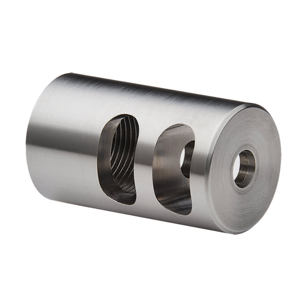 Hawkins Precision .750" 2 Port Round 1/2-28 Gunsmith Install Muzzle Brake 102-0750