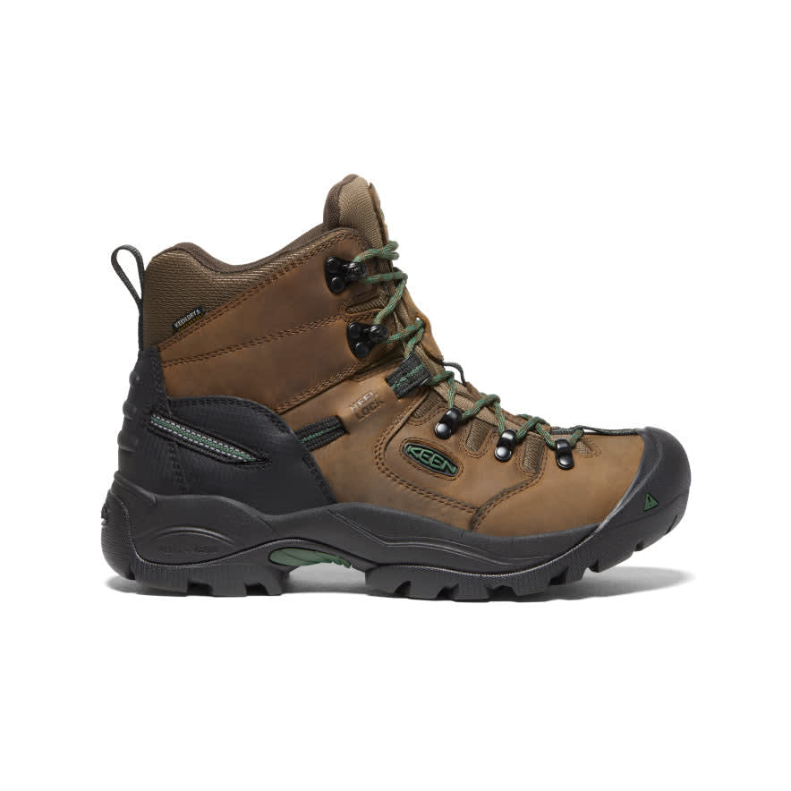 Keen Indus-Trail Pittsburgh Energy 6" WP Soft Toe Men's Cascade Brown/Greener Pastures Boots 1026894