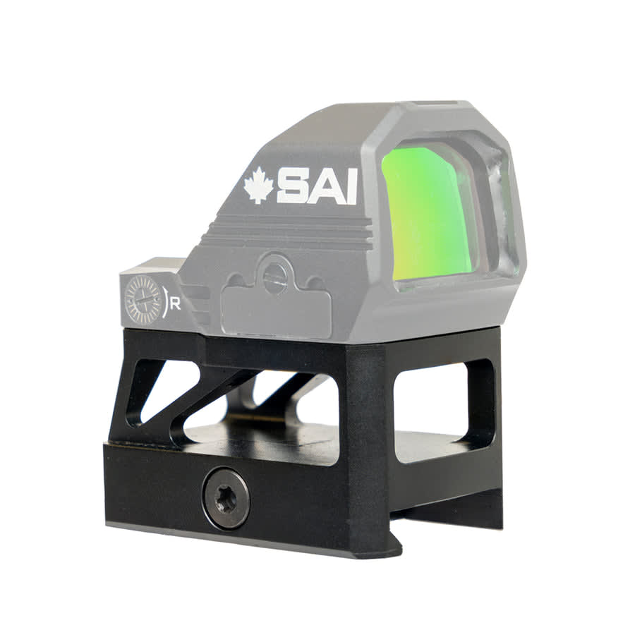 SAI Optics Mini Red Dot Black High Mount SAI-RD-HM