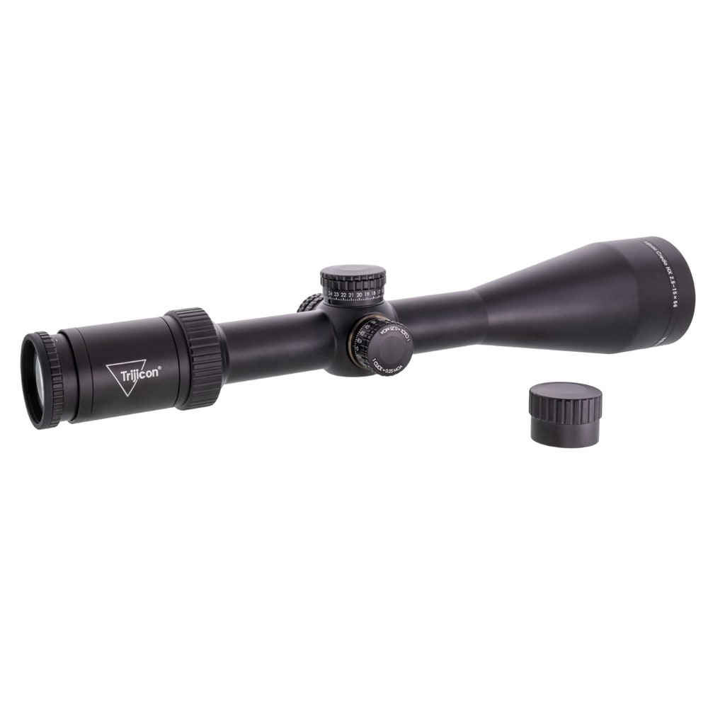 Trijicon Credo HX 2.5-15x56mm SFP Red/Grn PowerDot BDC Hunter Holds 30mm Tube Riflescope w/Exposed Elevation Tool &amp; Return to Zero CRHX1556-C-2900052