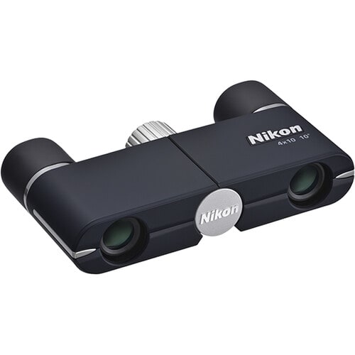 Nikon 4x10D CF Dark Navy Pocket Binoculars Compact 4x Magnification 10 Degree Field Of View 3.7x2" 16840