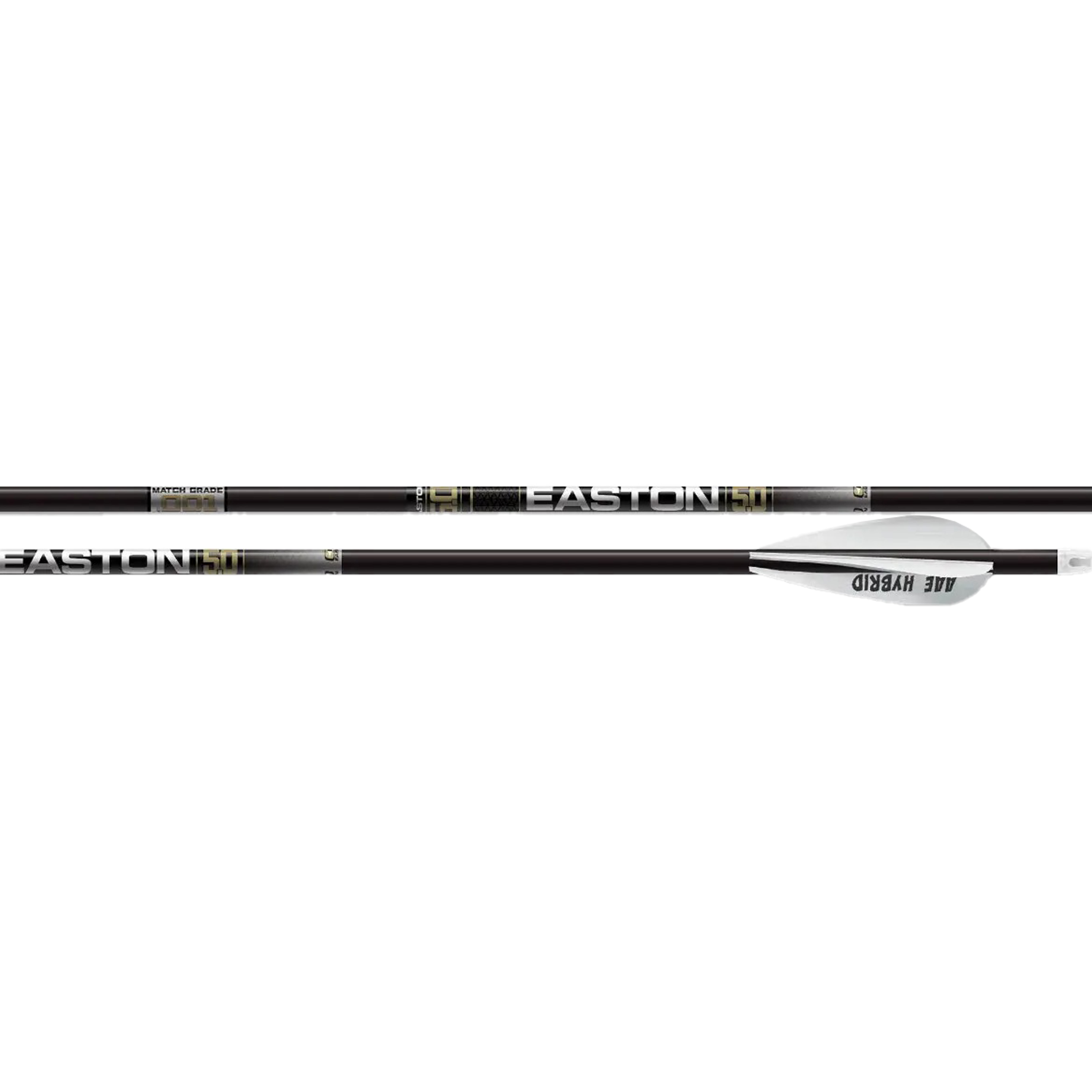 Easton Hunting Arrows 5.0 5mm Match Grade Pro Series w/ Hit &amp; Collars DZ (12) 702029