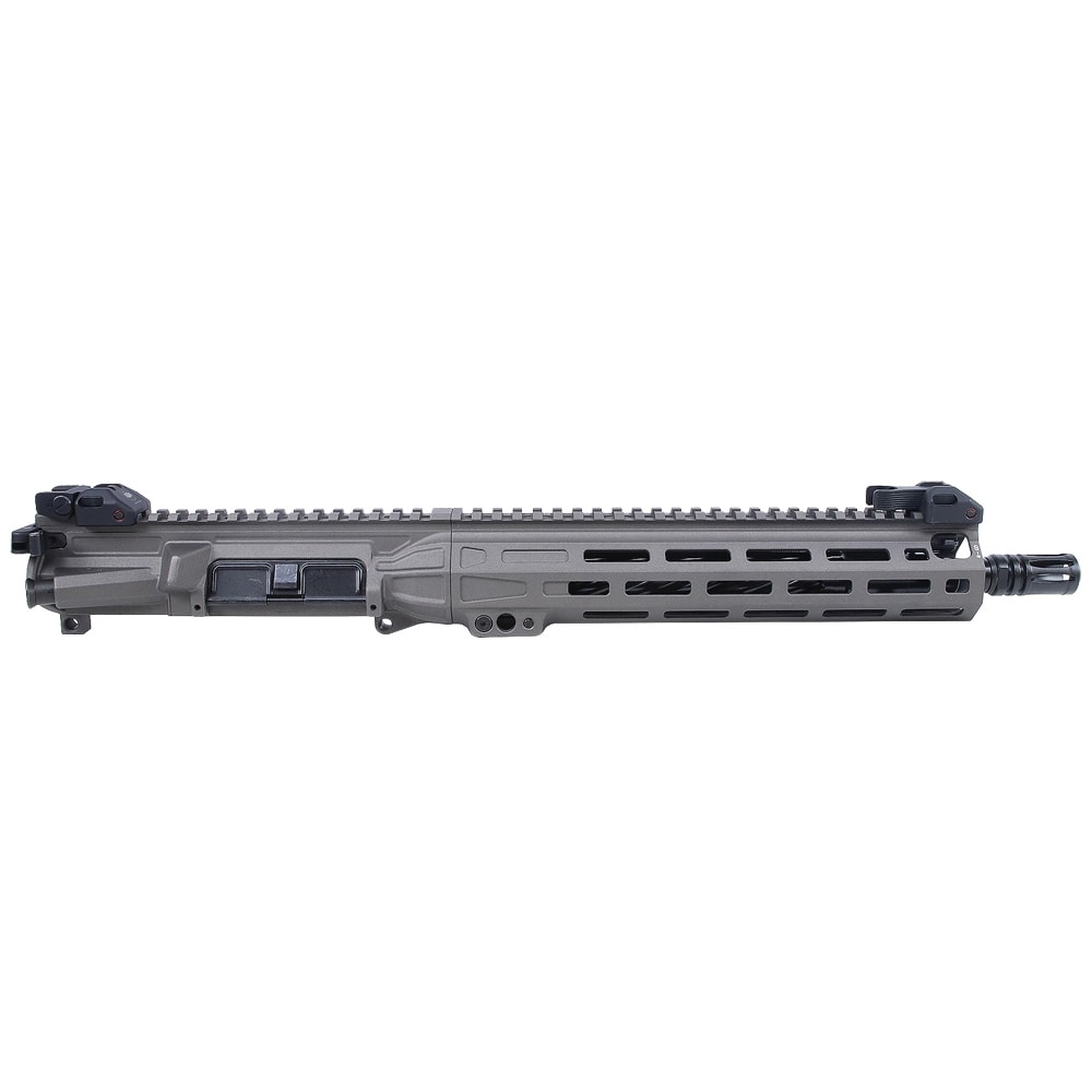LWRC ICMKII 5.56mm 12" 1/7" 1/2x28 Tungsten Grey Short Barrel Rifle Upper ICMKIIU5TG12S