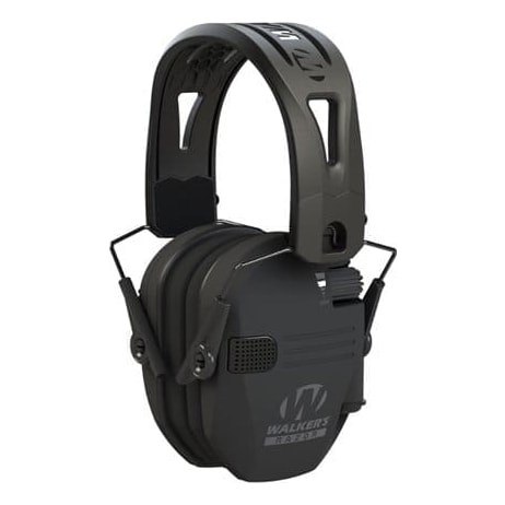 Walker's Razor Tacti-Grip Muff Black Electronic Ear Ear Muffs GWP-RSEMRH