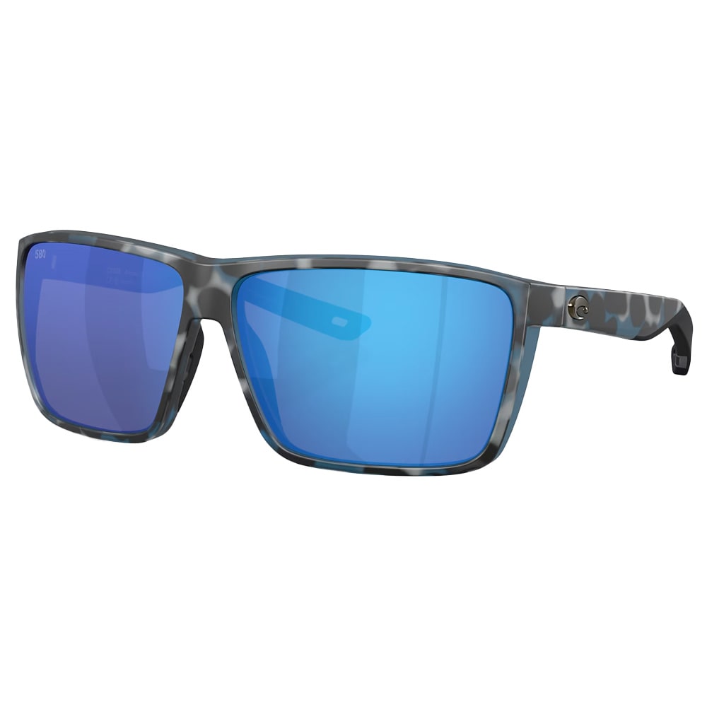 Costa Rincon II Men's Size 64 Injected Frame Deep Water Camo w/Blue Mirror 580G Lenses 06S9121-91211364