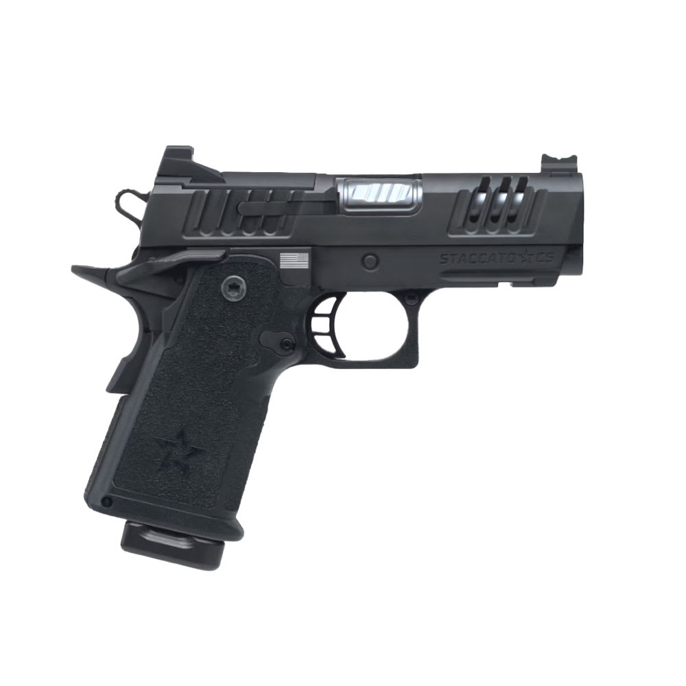 Staccato CS Carry V3 CS Optic Ready Stainless Barrel (Curv Trig) w/ X-Series Serrs DLC/SS Frm/Fnsh 14-1501-000002-01