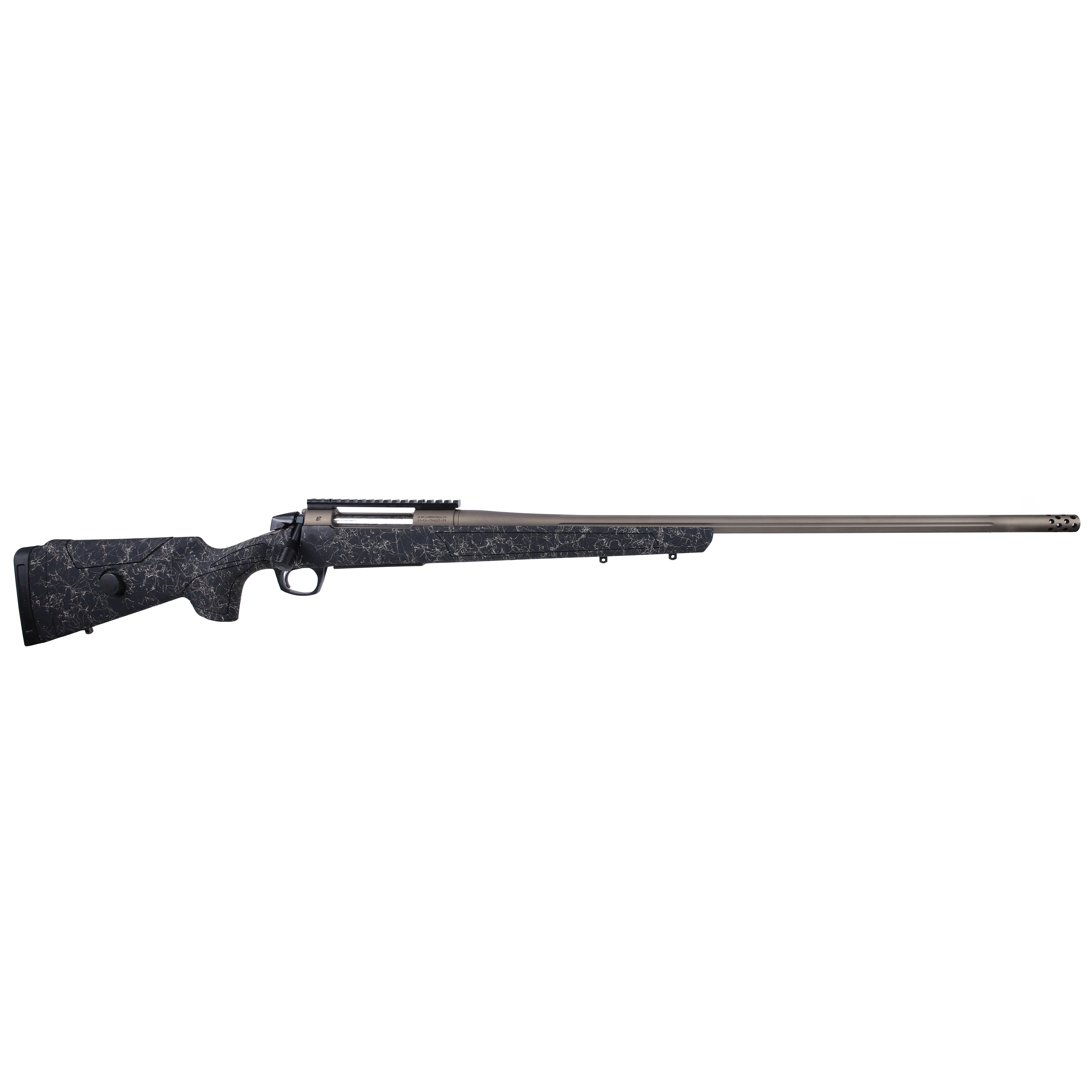 CVA Cascade Long Range Hunter .300 PRC 26" 1:9" 5/8x24" Bbl Smoke Bronze/BLK w/Smoked Bronze Web Rifle w/Soft Touch Stock CR3967F