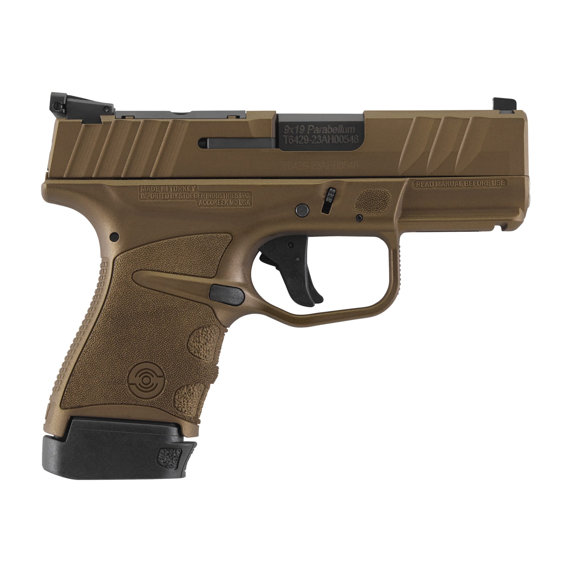 Stoeger STR-9MC Midnight Bronze 9x19mm Parabellum Micro-Compact Semi-Auto Pistol 37001