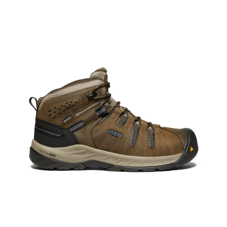 Keen Indus-Trail Flint II Mid WP Men's Cascade Brown/Orion Blue Boots 1023237